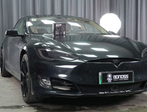 BONOSS Forged Active Cooling 2015 Tesla Model S Wheel Spacers Front 20mm Rear 25mm Before and After