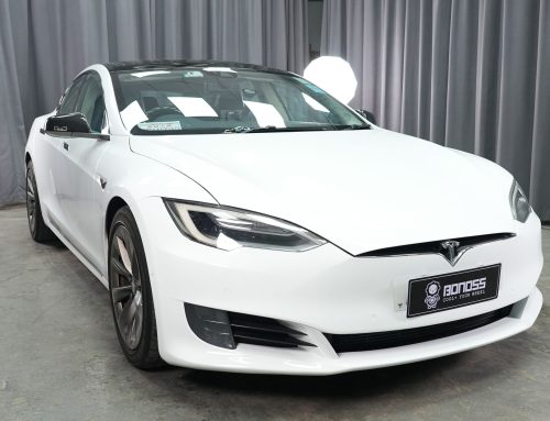 BONOSS Forged Active Cooling 2016 Tesla Model S Wheel Spacers Front 20mm Rear 25mm Before and After