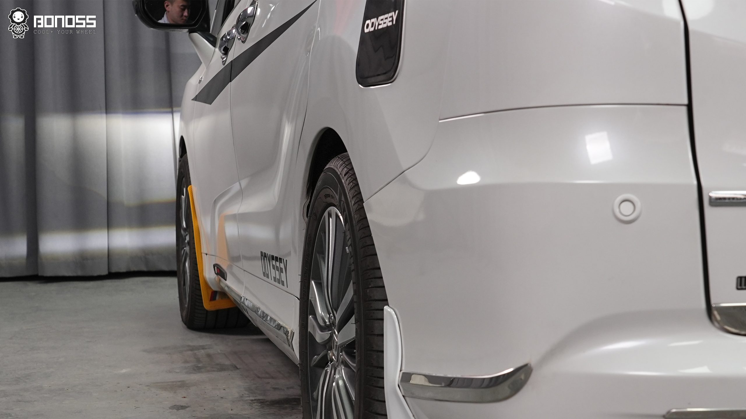 BONOSS Forged Active Cooling 2019 Honda Odyssey Wheel Spacers Front 20mm Rear 25mm Before and After (5)