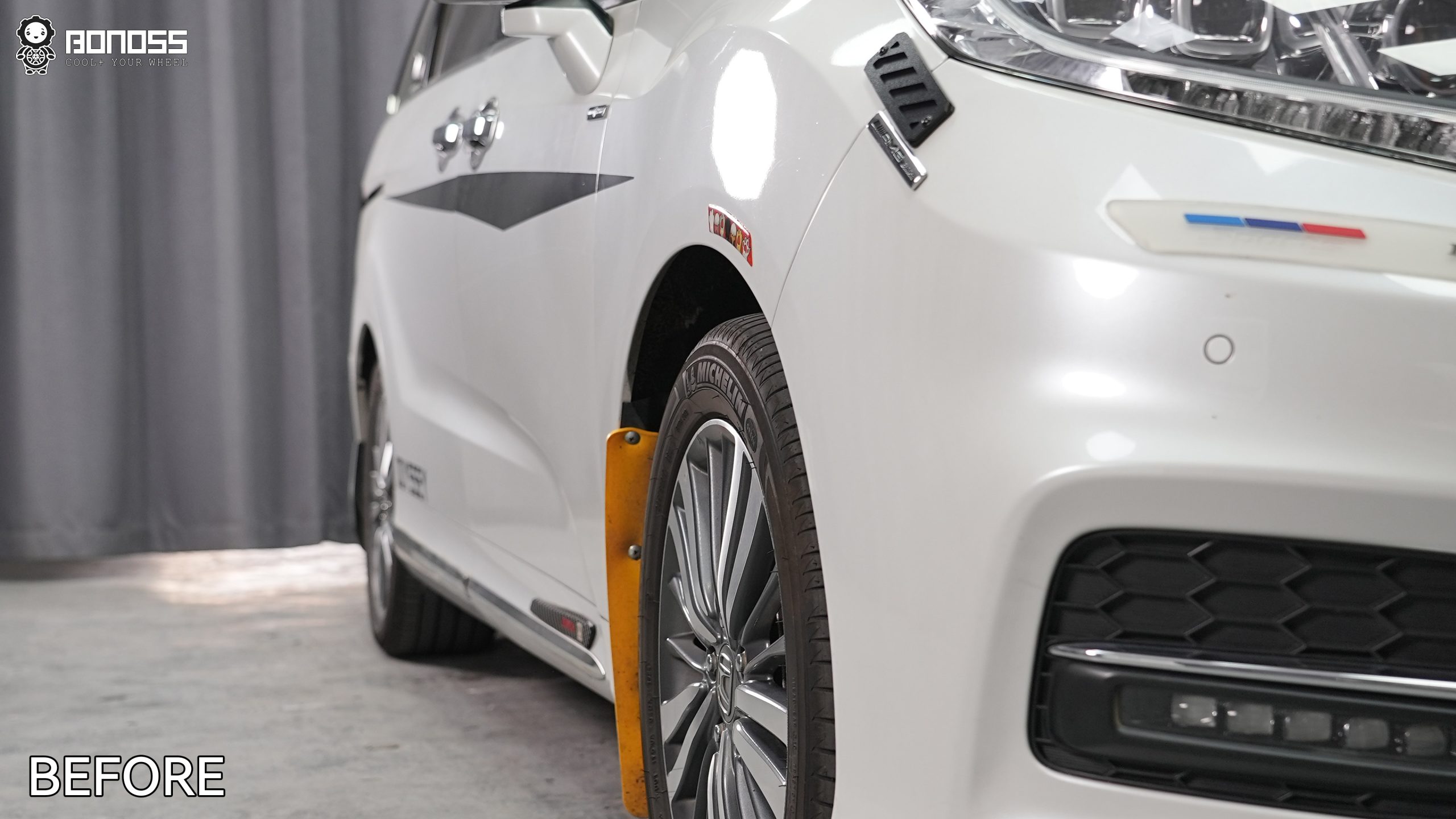 BONOSS Forged Active Cooling 2019 Honda Odyssey Wheel Spacers Front 20mm Rear 25mm Before and After (9)
