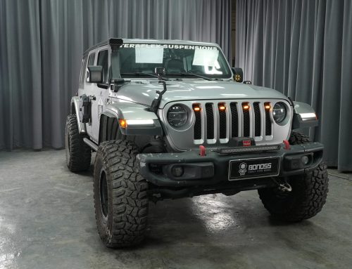 BONOSS Forged Active Cooling 2019 Jeep Wrangler Wheel Spacers 1.5-inch Before and After