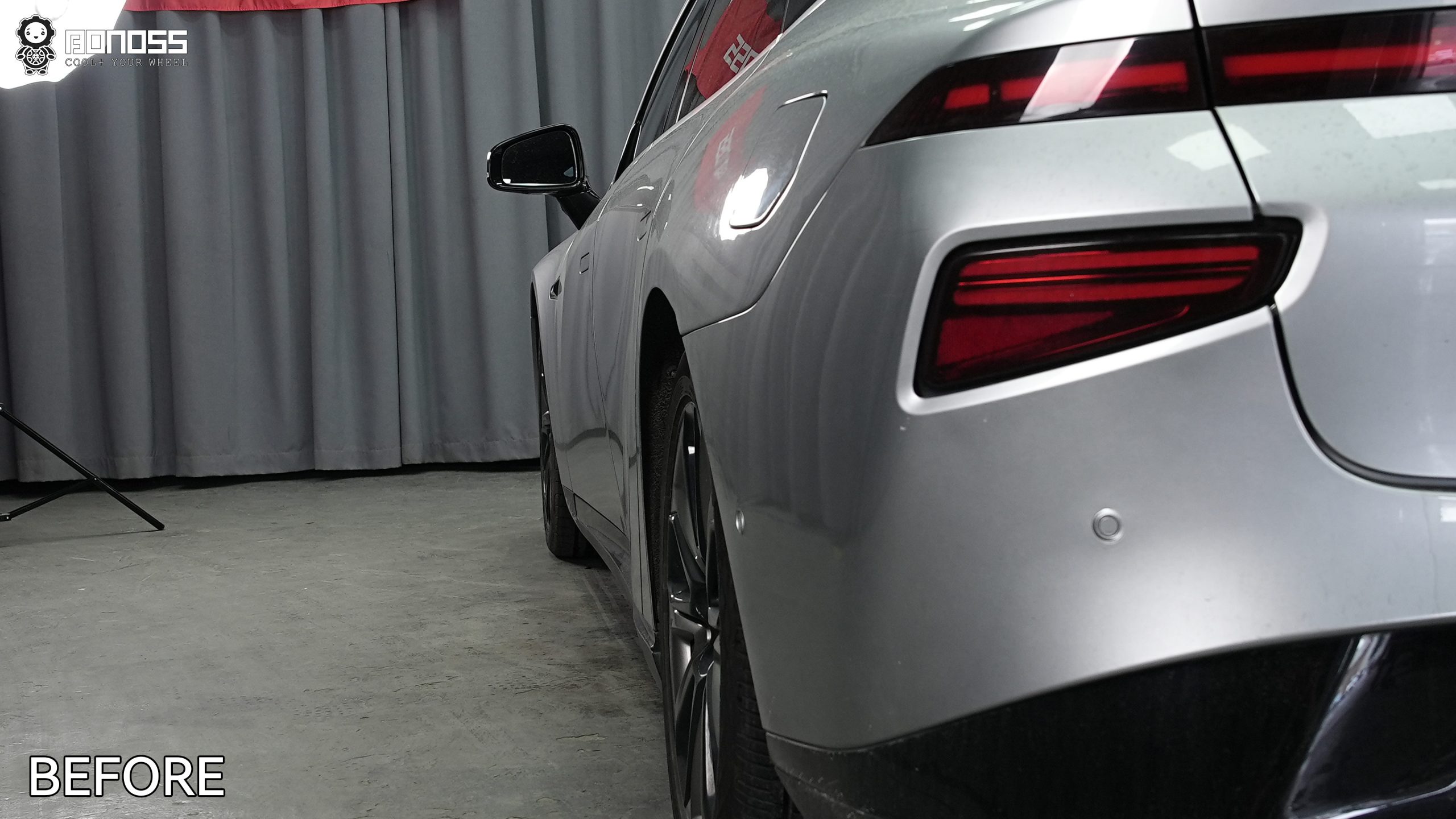 BONOSS Forged Active Cooling 2020 XPeng P7 Wheel Spacers Front 20mm Rear 30mm Before and After (10)