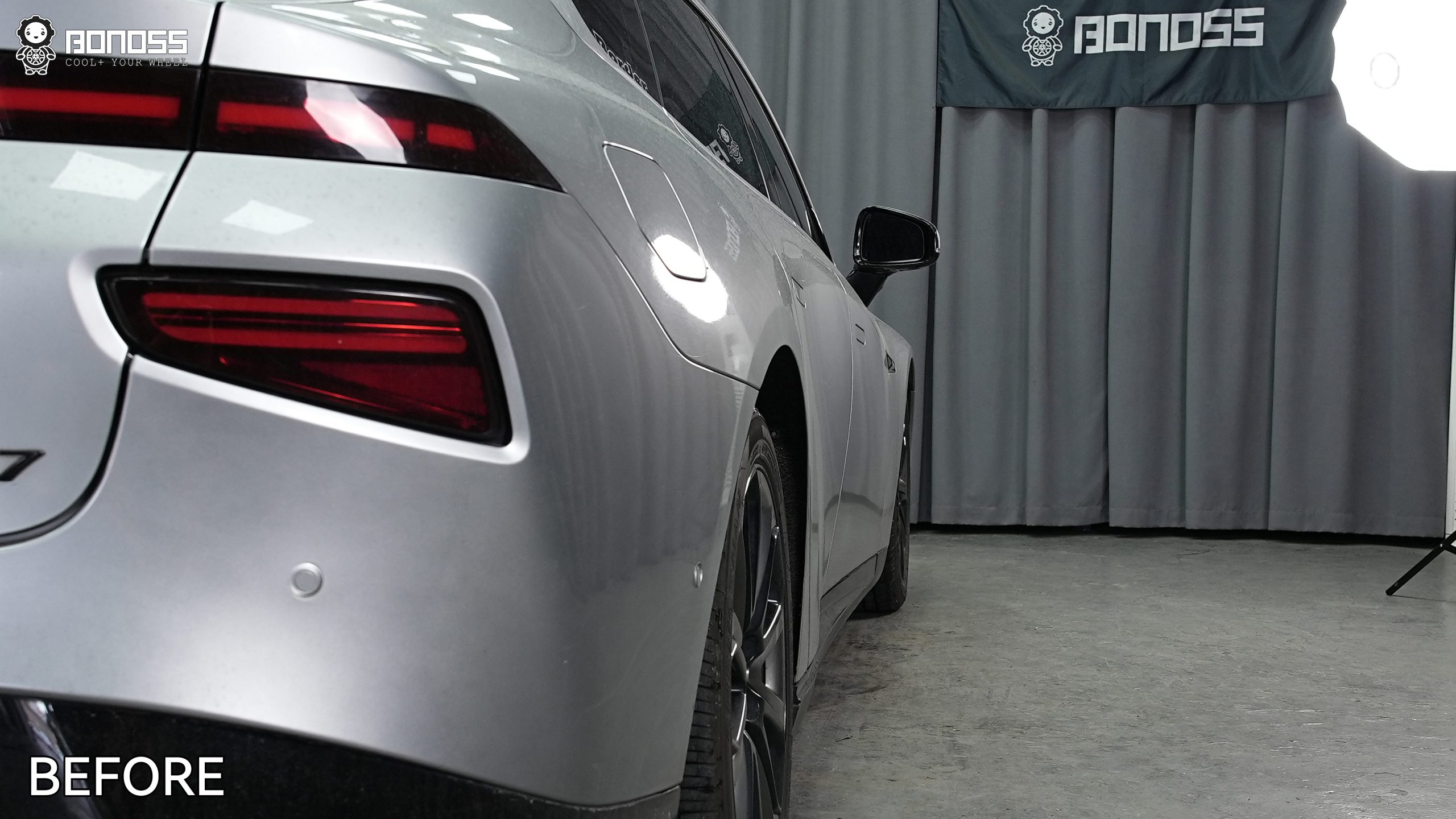 BONOSS Forged Active Cooling 2020 XPeng P7 Wheel Spacers Front 20mm Rear 30mm Before and After (11)