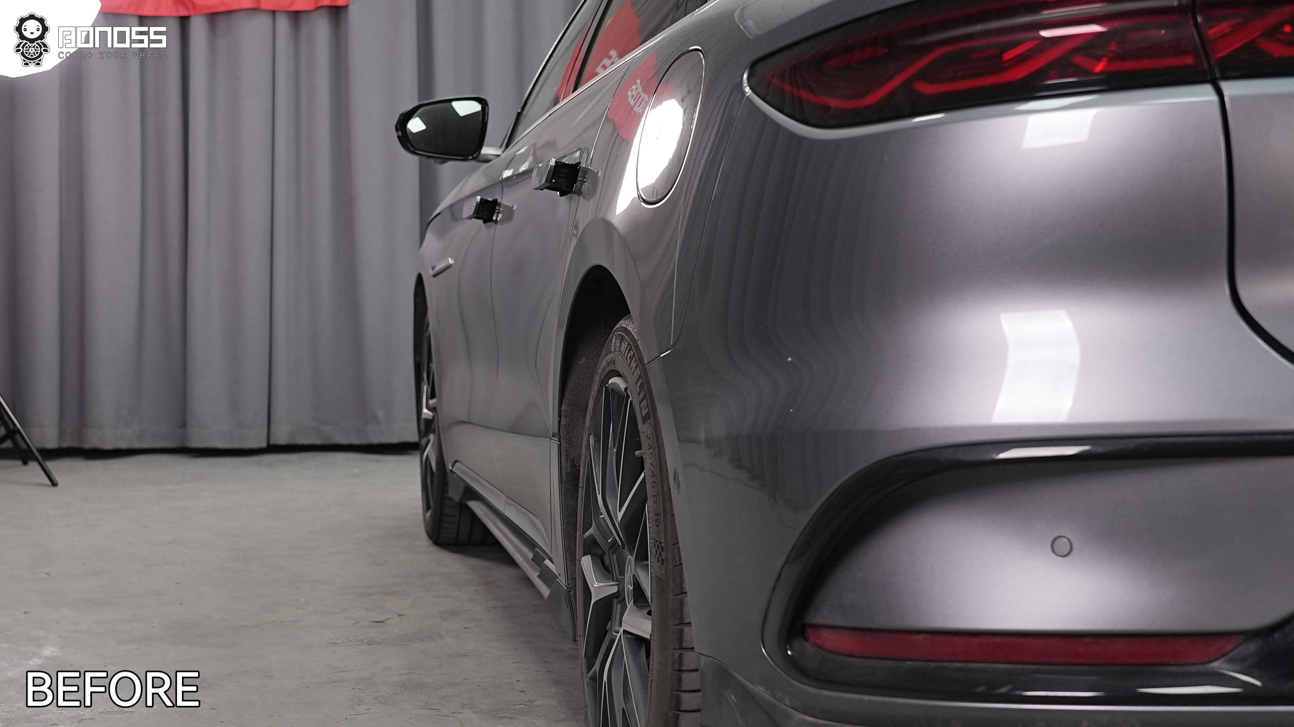 BONOSS Forged Active Cooling 2022 BYD Han Wheel Spacers Front 25mm Rear 25mm Before and After (10)