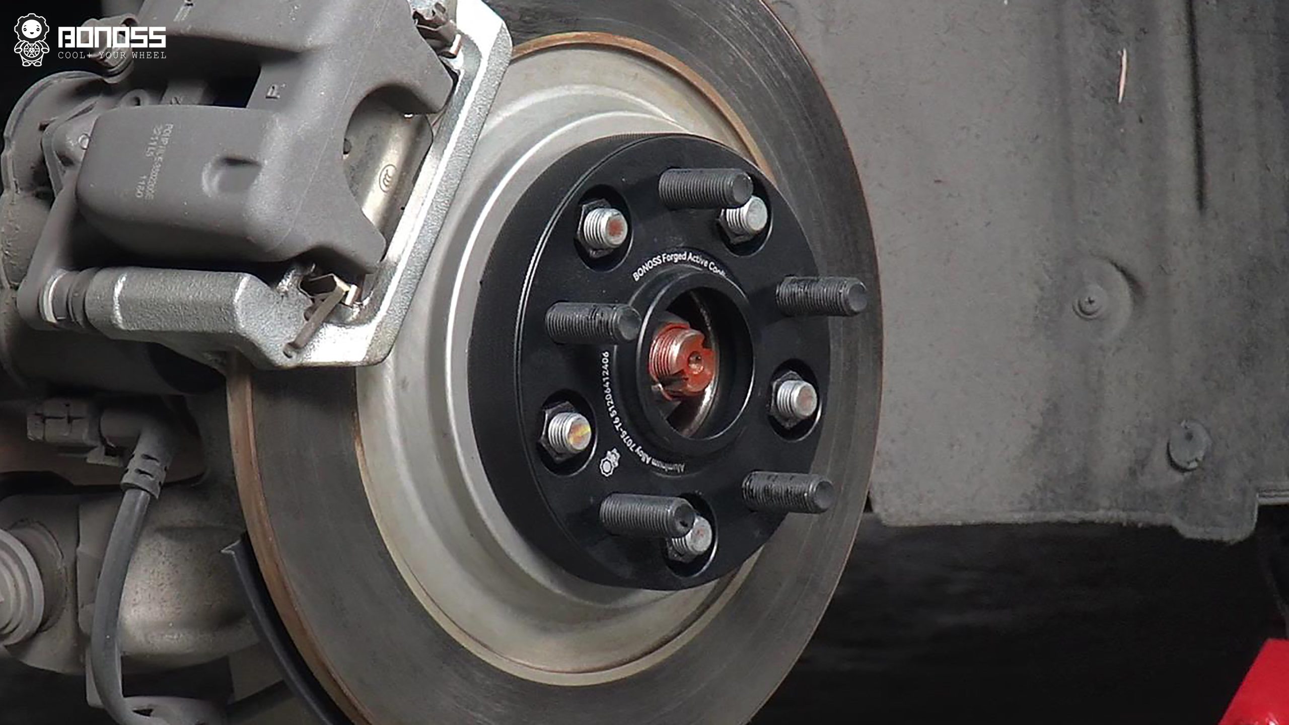 BONOSS Forged Active Cooling 2022 BYD Han Wheel Spacers Front 25mm Rear 25mm Before and After (14)