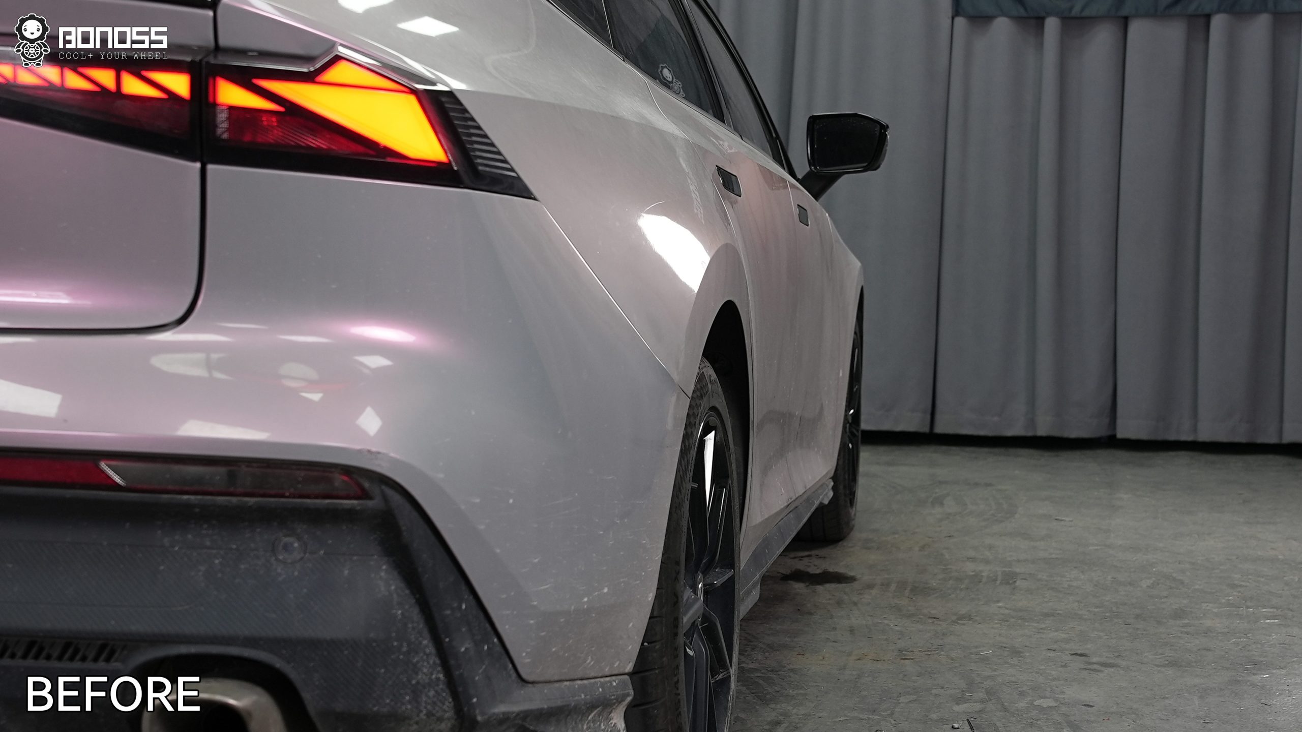 BONOSS Forged Active Cooling 2022 Changan UNI-V Wheel Spacers Front 15mm Rear 20mm Before and After (11)
