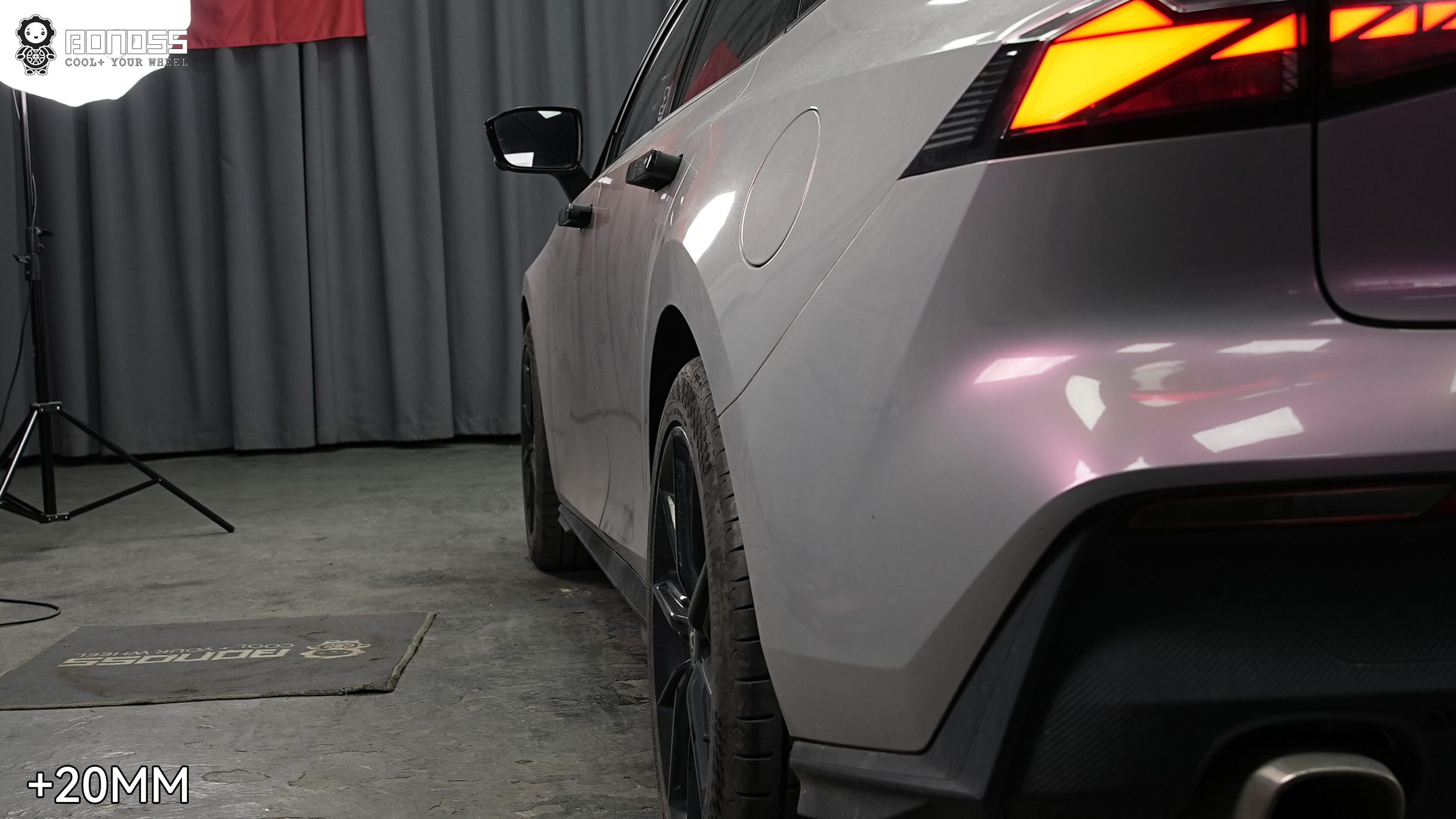 BONOSS Forged Active Cooling 2022 Changan UNI-V Wheel Spacers Front 15mm Rear 20mm Before and After (5)