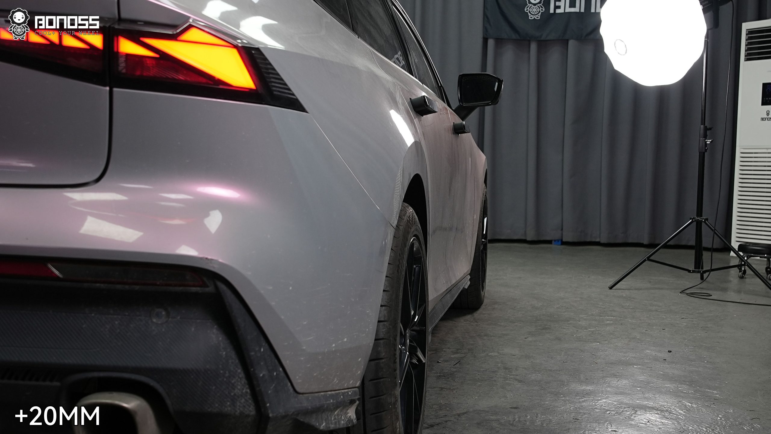 BONOSS Forged Active Cooling 2022 Changan UNI-V Wheel Spacers Front 15mm Rear 20mm Before and After (6)