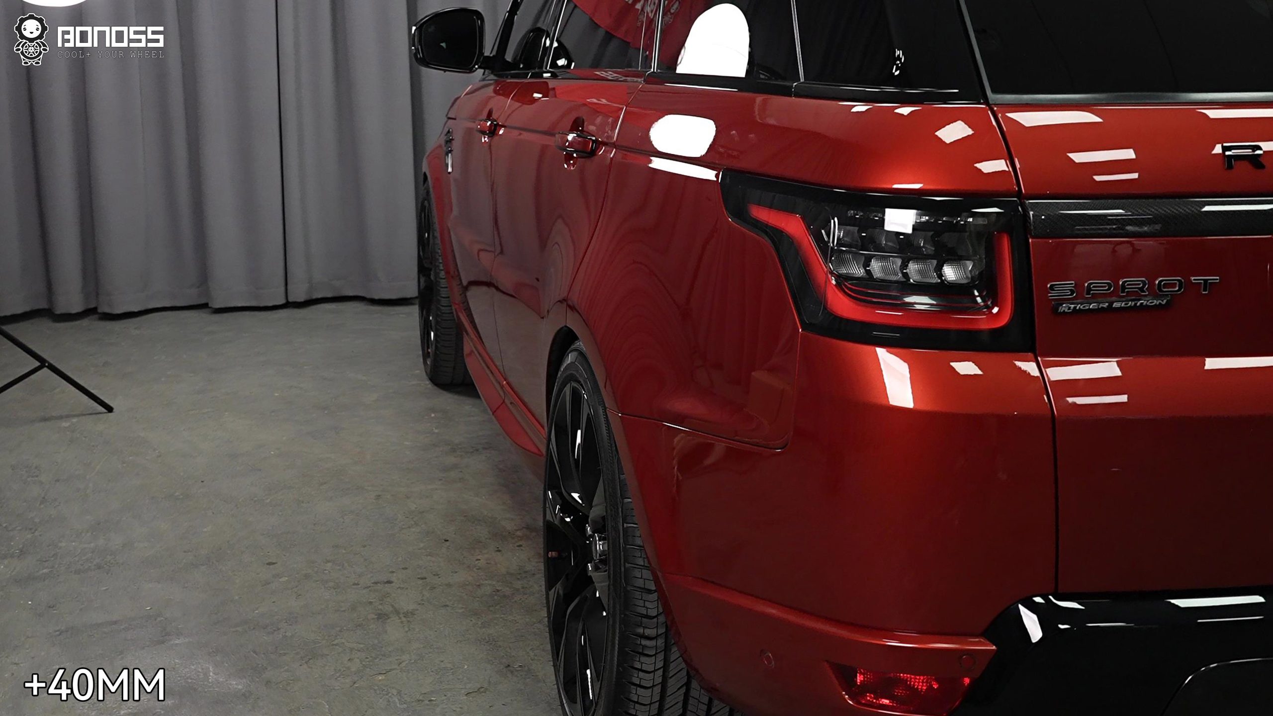BONOSS Forged Active Cooling 2022 Land Rover Range Rover Sport Wheel Spacers Front 30mm Rear 40mm Before and After (5)
