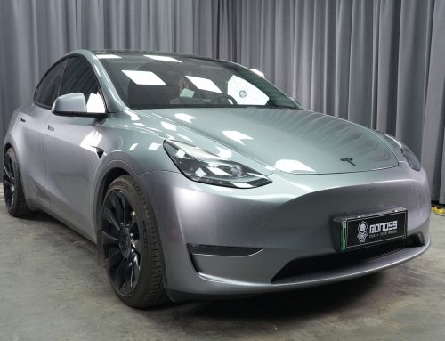 BONOSS Forged Active Cooling 2023 Tesla Model Y Wheel Spacers Front 18mm Rear 20mm Before and After