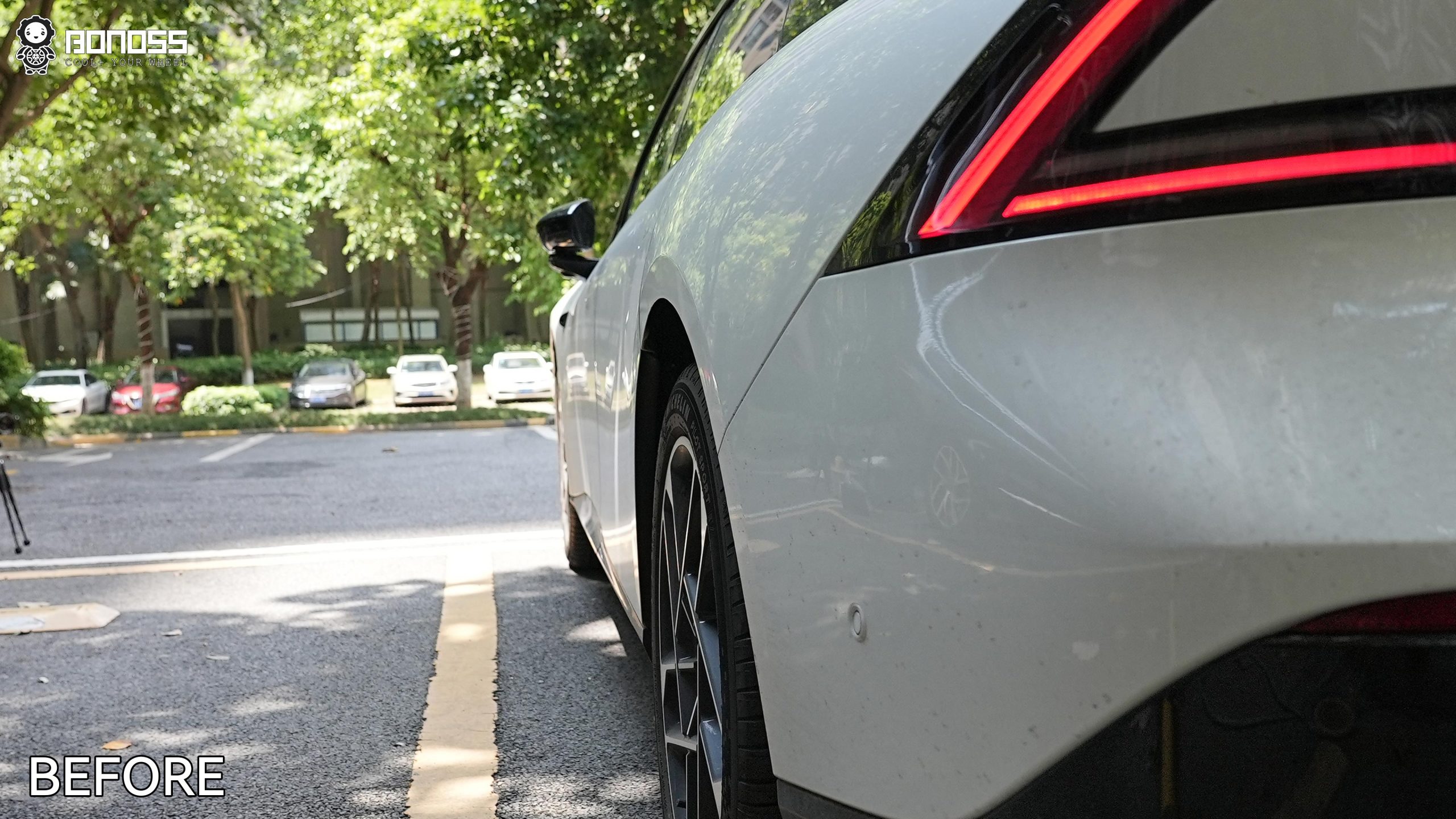 BONOSS Forged Active Cooling 2024 XPeng P7+ Wheel Spacers Good or Bad Front 25mm Rear 30mm Photos (10)