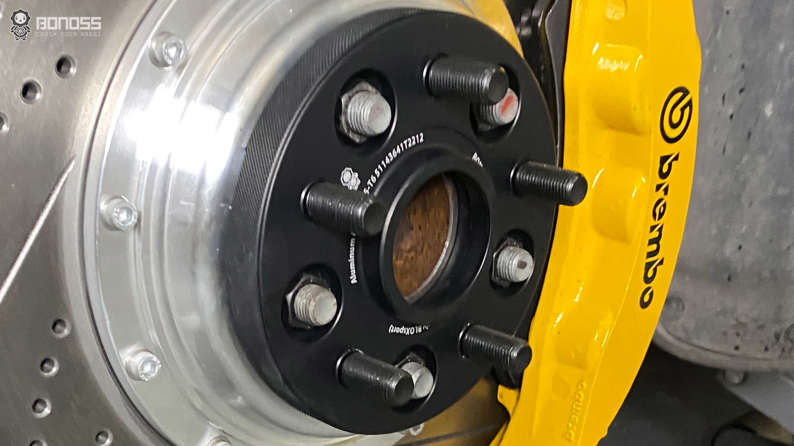 Complete Challenger Wheel Spacers Size Chart BONOSS Forged Active Cooling Adapters Hubcentric Spacers Pros Before and After Example (2)