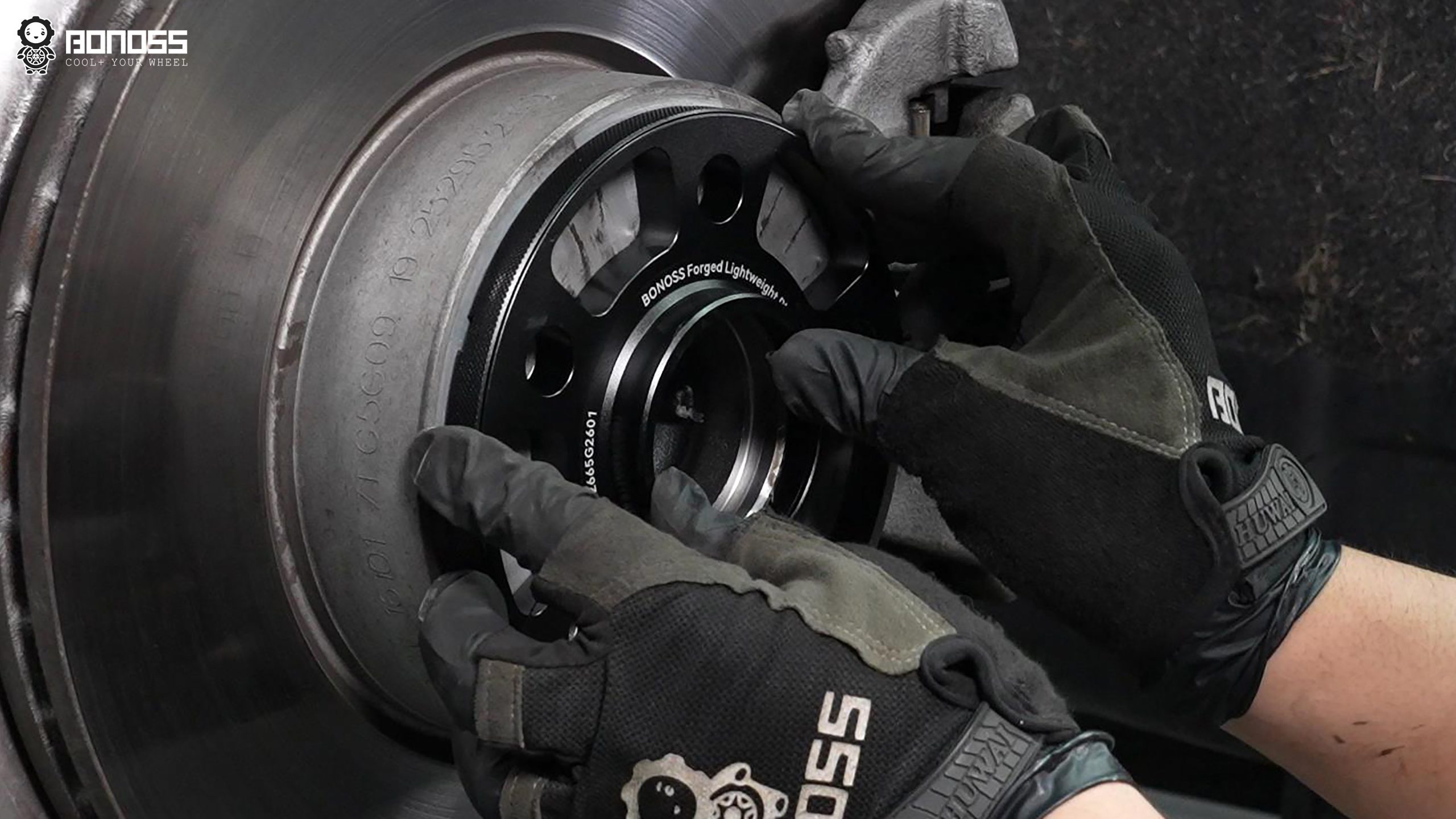 How to Install BMW 5x120 Wheel Spacers Safely BONOSS Forged Lightweight Plus Adapters Hubcentric Spacers Before and After (1)