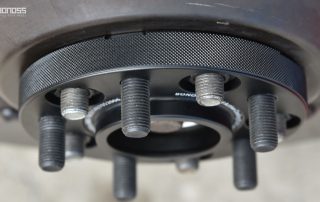 How to Install Spacers Mustang GT A Step-by-Step Guide BONOSS Forged Active Cooling Adapters Hubcentric Spacers Pros Before and After Example (1)