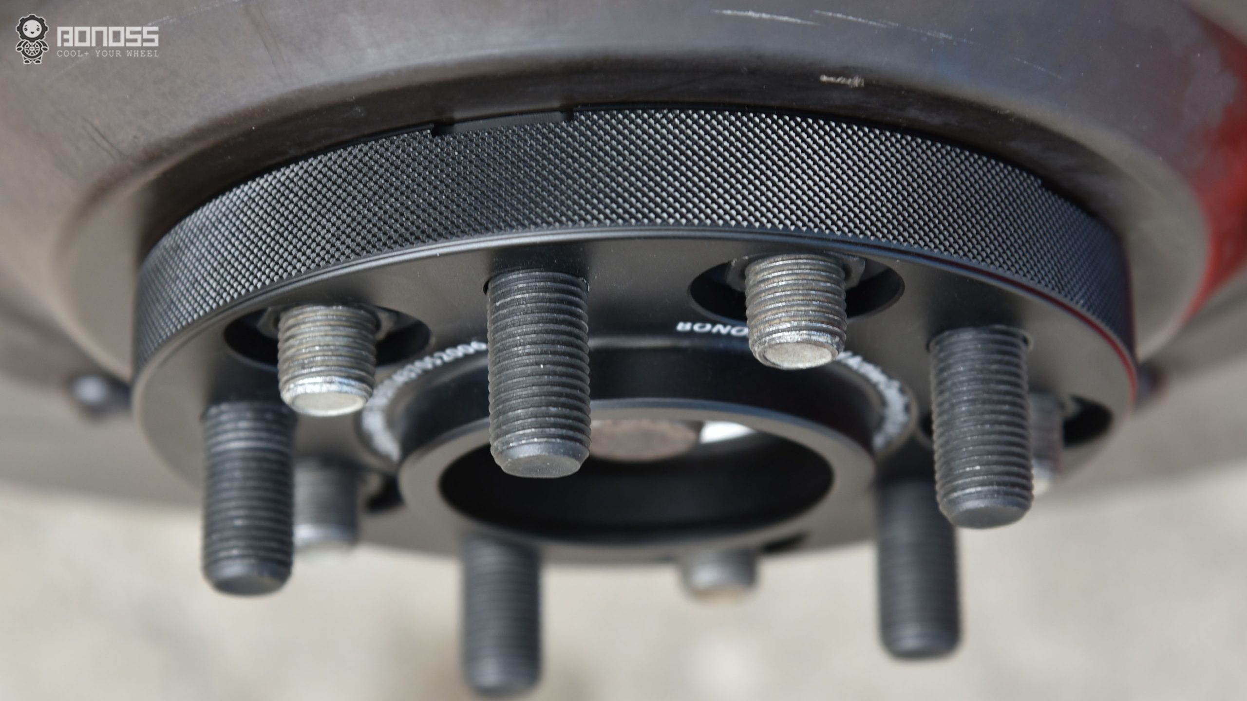 How to Install Spacers Mustang GT A Step-by-Step Guide BONOSS Forged Active Cooling Adapters Hubcentric Spacers Pros Before and After Example (1)
