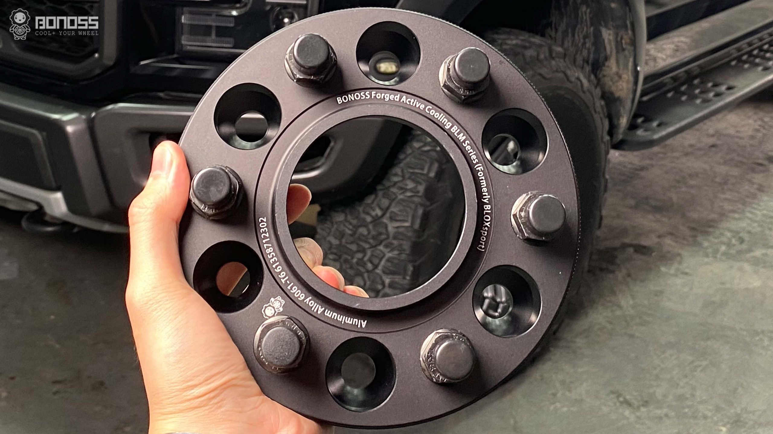 What Size 2019 Ford Ranger Wheel Spacers Are Best BONOSS Forged Active Cooling Adapters Hubcentric Spacers Pros Before and After Example (1)