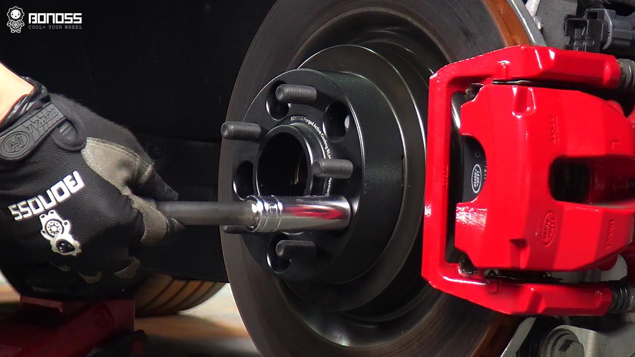 What Size Range Rover Sport Wheel Spacers Perfect Stance Explained BONOSS Forged Active Cooling Adapters Hubcentric Spacers Pros Before and After Example (4)