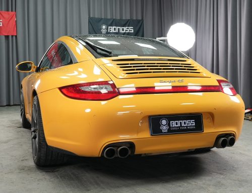 BONOSS Forged Active Cooling 2010 Porsche 911 Wheel Spacers Rear 25mm Before and After