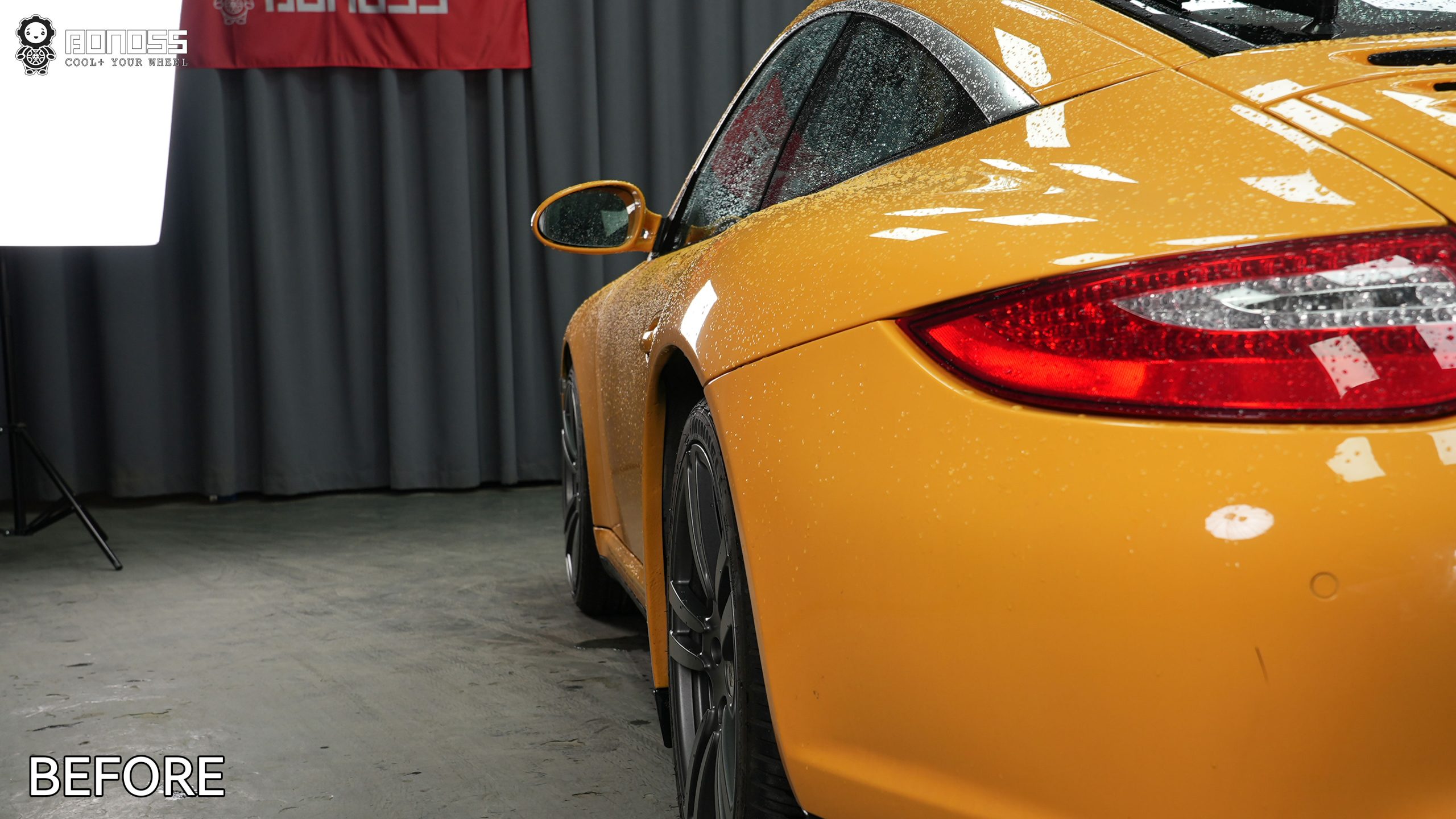 BONOSS Forged Active Cooling 2010 Porsche 911 Wheel Spacers Rear 25mm Before and After (6)