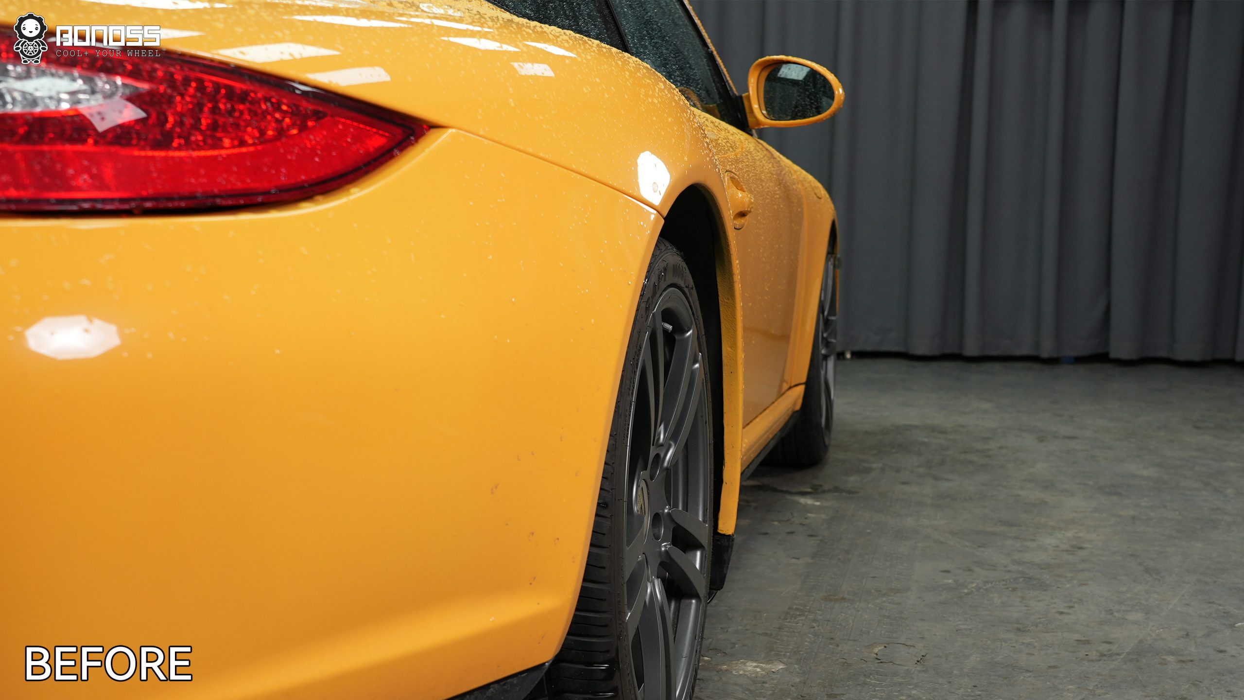 BONOSS Forged Active Cooling 2010 Porsche 911 Wheel Spacers Rear 25mm Before and After (7)