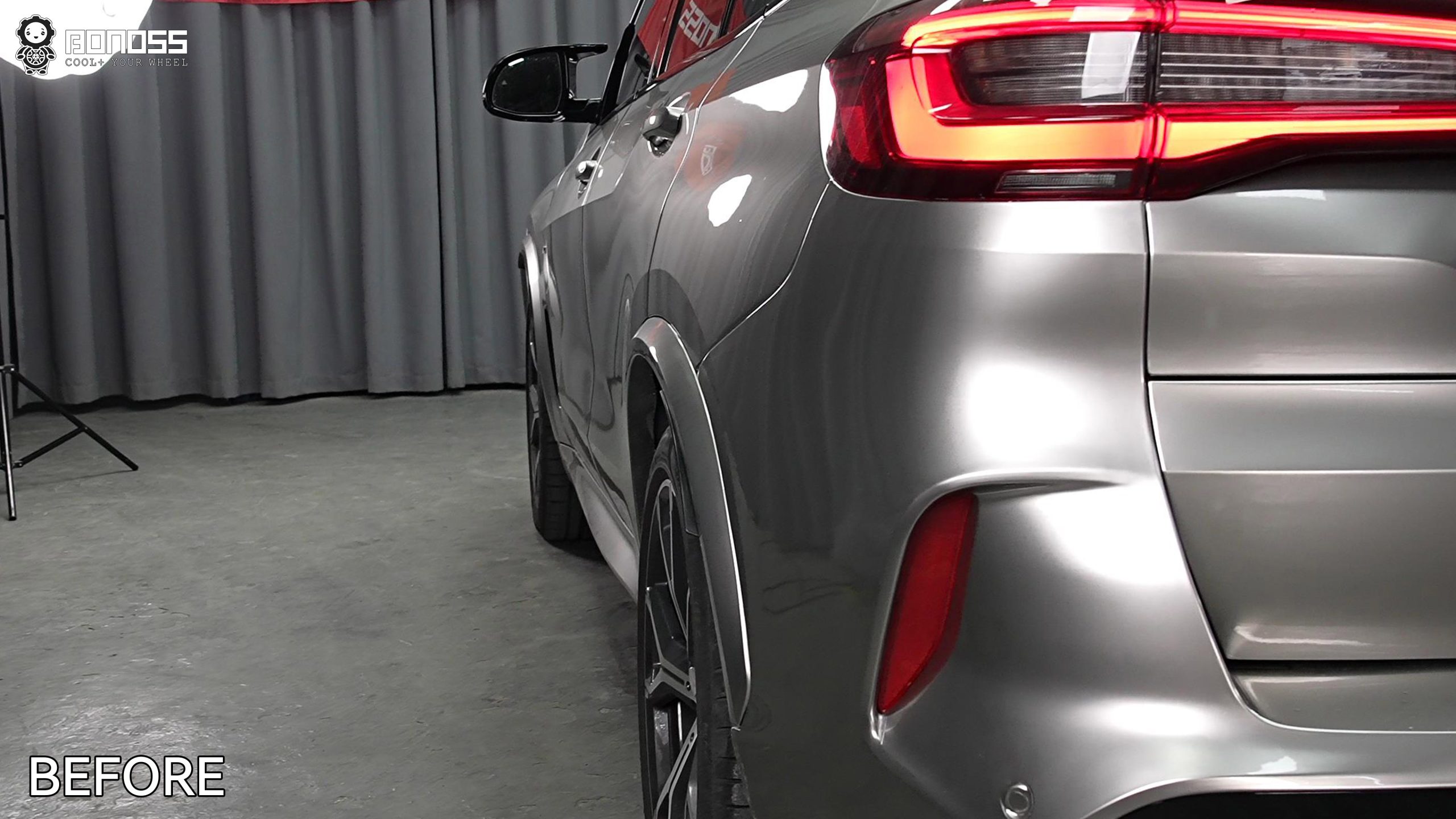BONOSS Forged Active Cooling 2020 BMW X5 Wheel Spacers Front 20mm Rear 25mm Before and After (10)