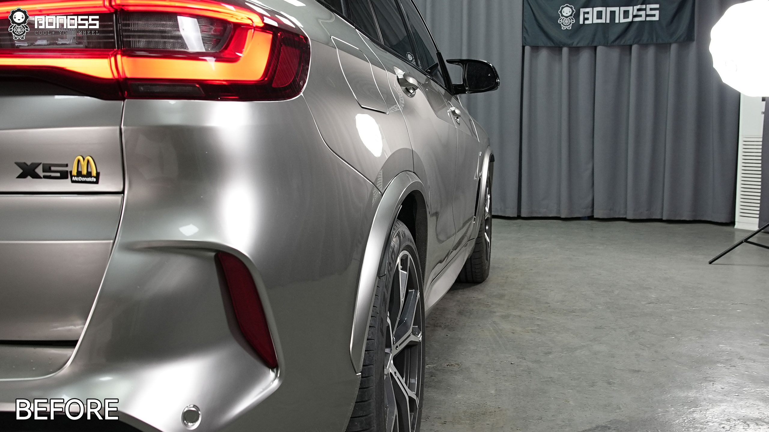 BONOSS Forged Active Cooling 2020 BMW X5 Wheel Spacers Front 20mm Rear 25mm Before and After (11)