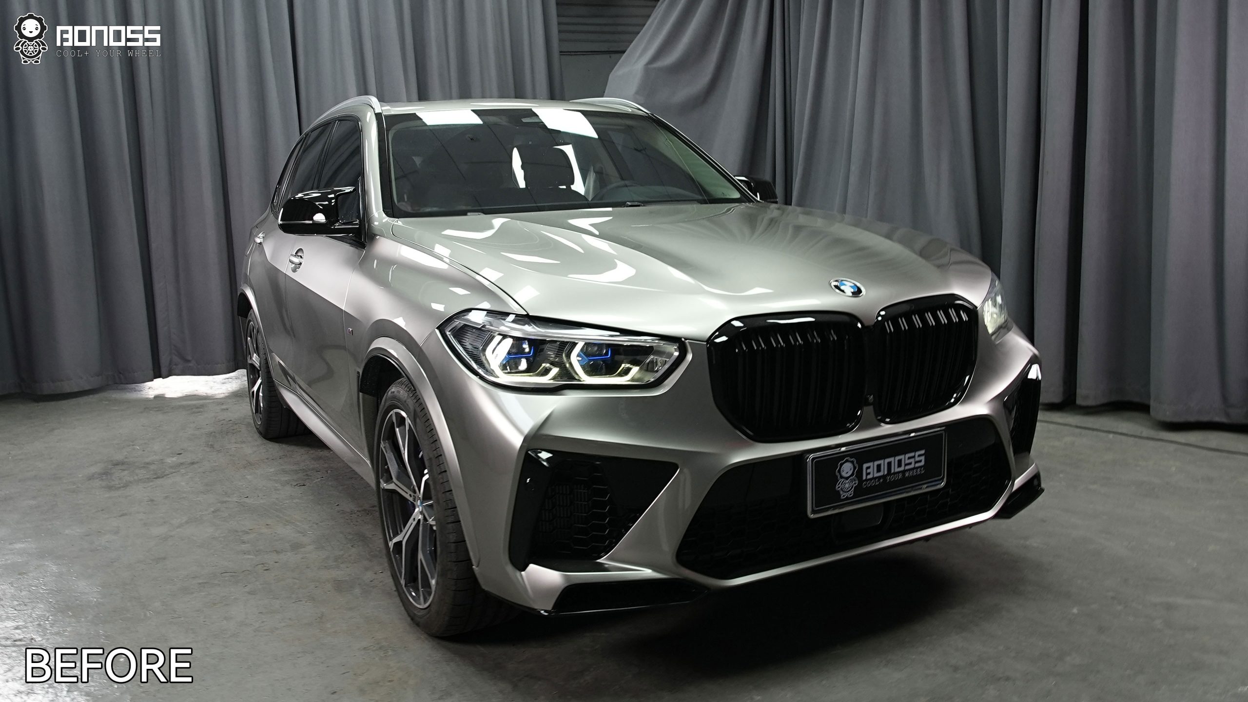 BONOSS Forged Active Cooling 2020 BMW X5 Wheel Spacers Front 20mm Rear 25mm Before and After (16)