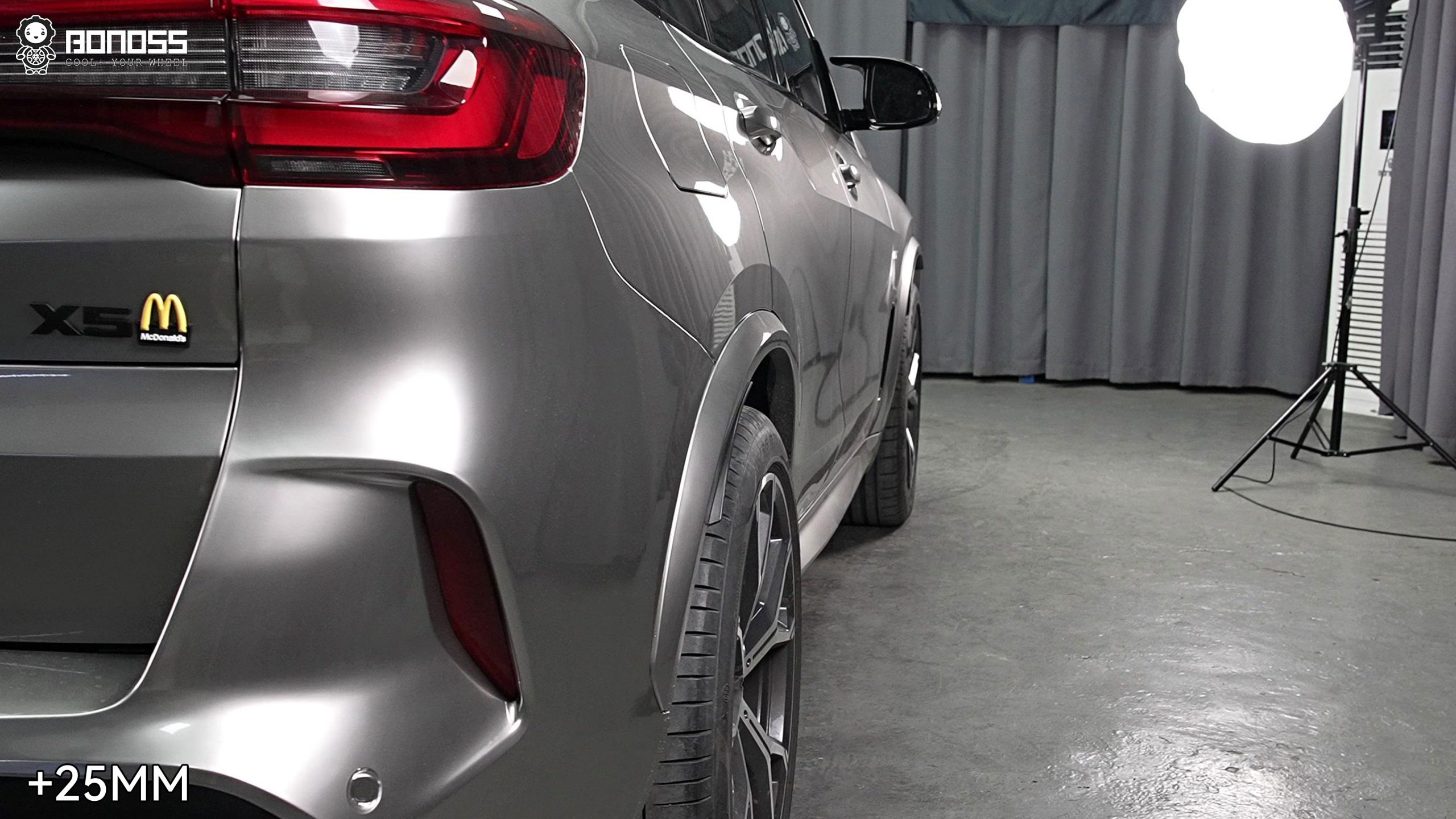 BONOSS Forged Active Cooling 2020 BMW X5 Wheel Spacers Front 20mm Rear 25mm Before and After (6)