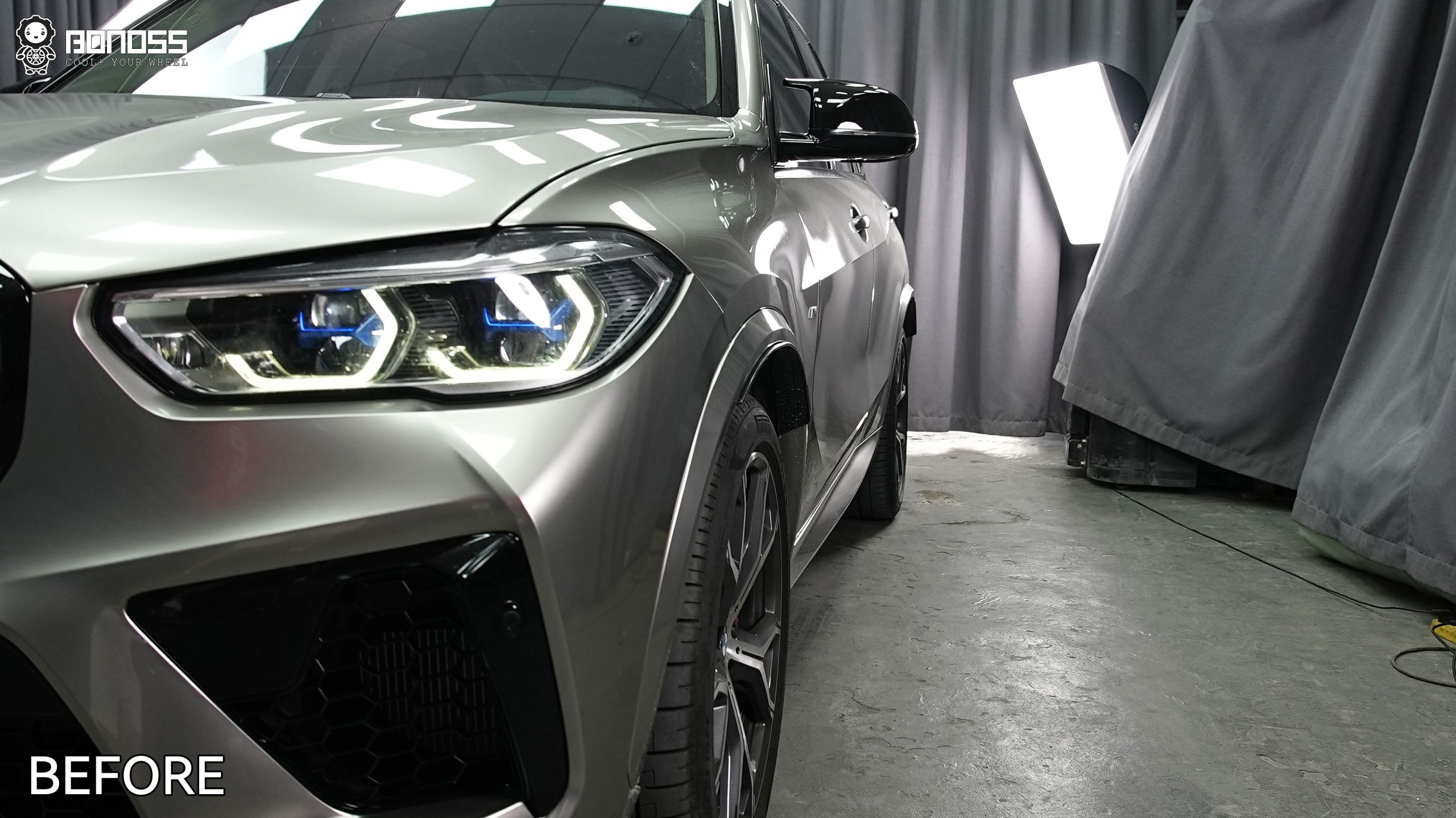 BONOSS Forged Active Cooling 2020 BMW X5 Wheel Spacers Front 20mm Rear 25mm Before and After (8)