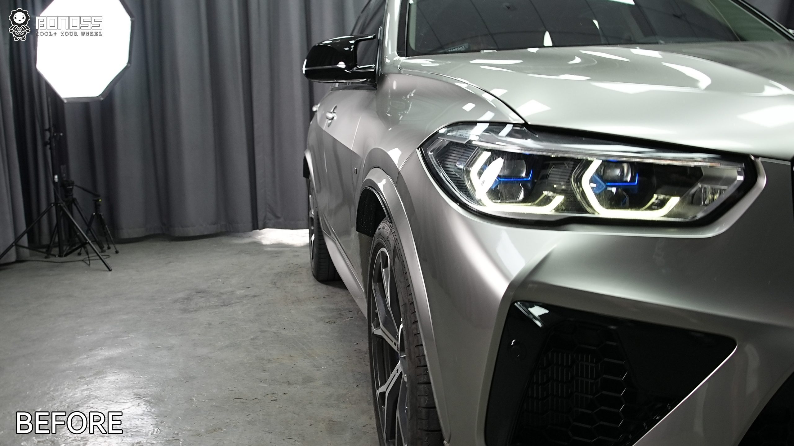 BONOSS Forged Active Cooling 2020 BMW X5 Wheel Spacers Front 20mm Rear 25mm Before and After (9)