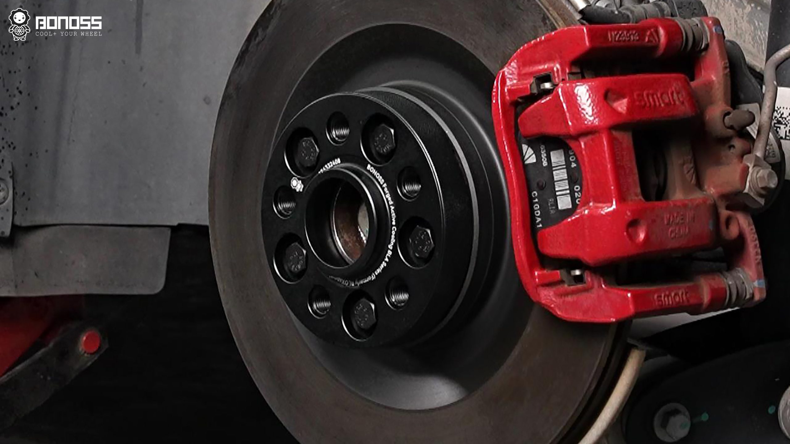 BONOSS Forged Active Cooling 2023 Smart #3 Wheel Spacers Front 20mm Rear 25mm Before and After (14)