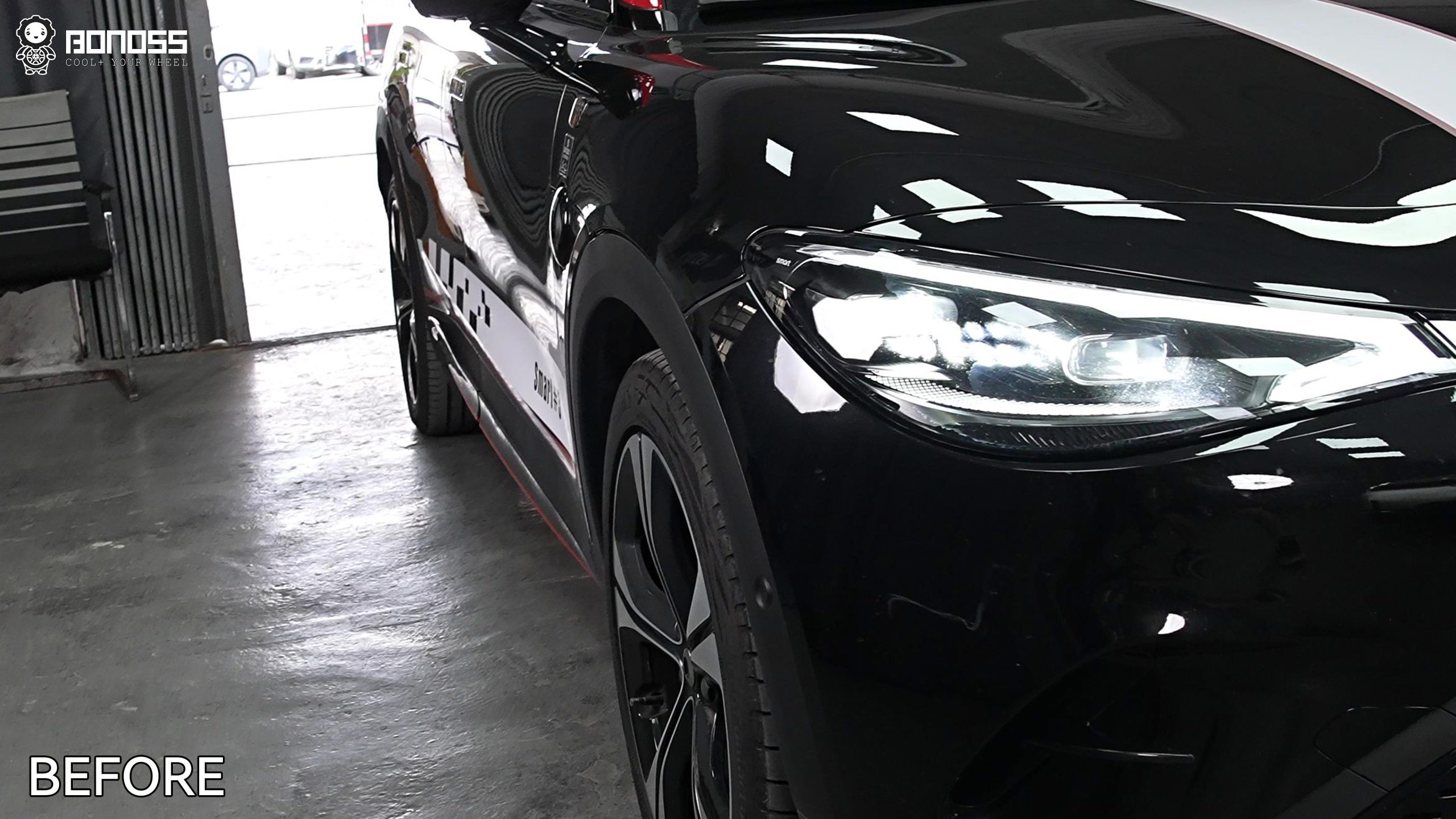 BONOSS Forged Active Cooling 2023 Smart #3 Wheel Spacers Front 20mm Rear 25mm Before and After (9)