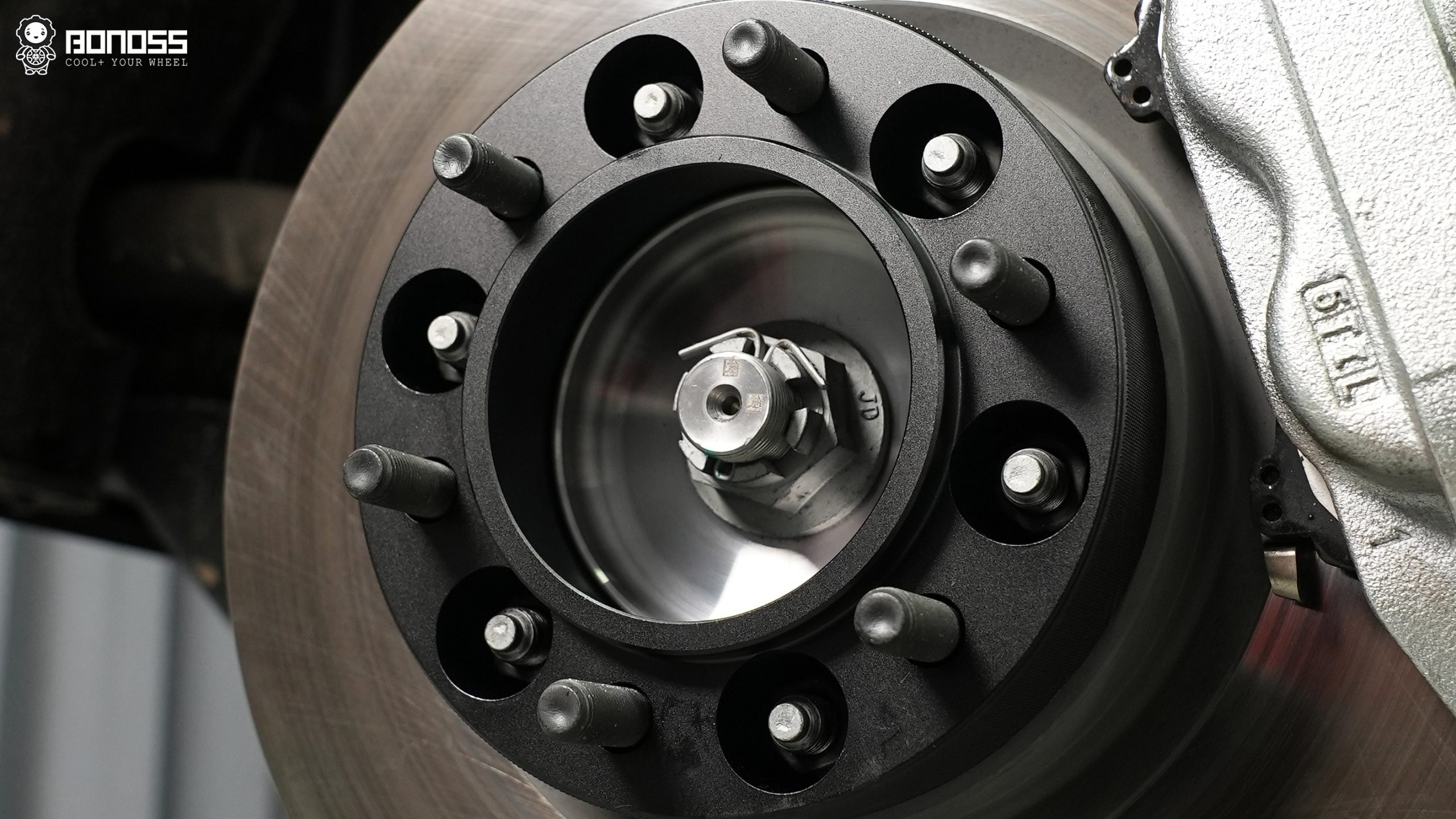 BONOSS Forged Active Cooling 2025 BAIC BJ40 Wheel Spacers Front 38.1mm Rear 38.1mm Before and Afte (14)