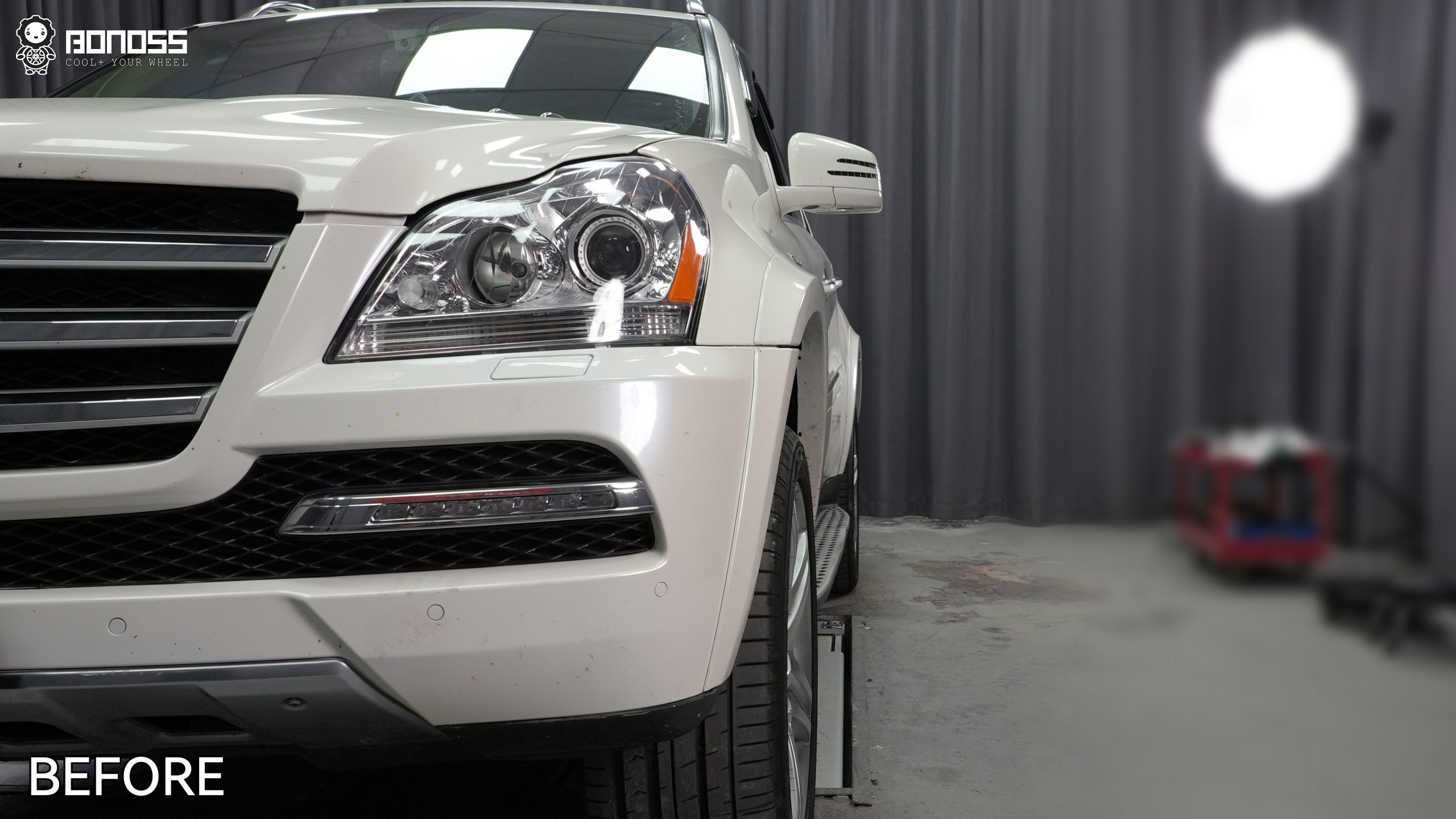 BONOSS Forged Lightweight Plus 2012 Mercedes-Benz GL-Class Wheel Spacers Front 20mm Rear 20mm Before and After (8)