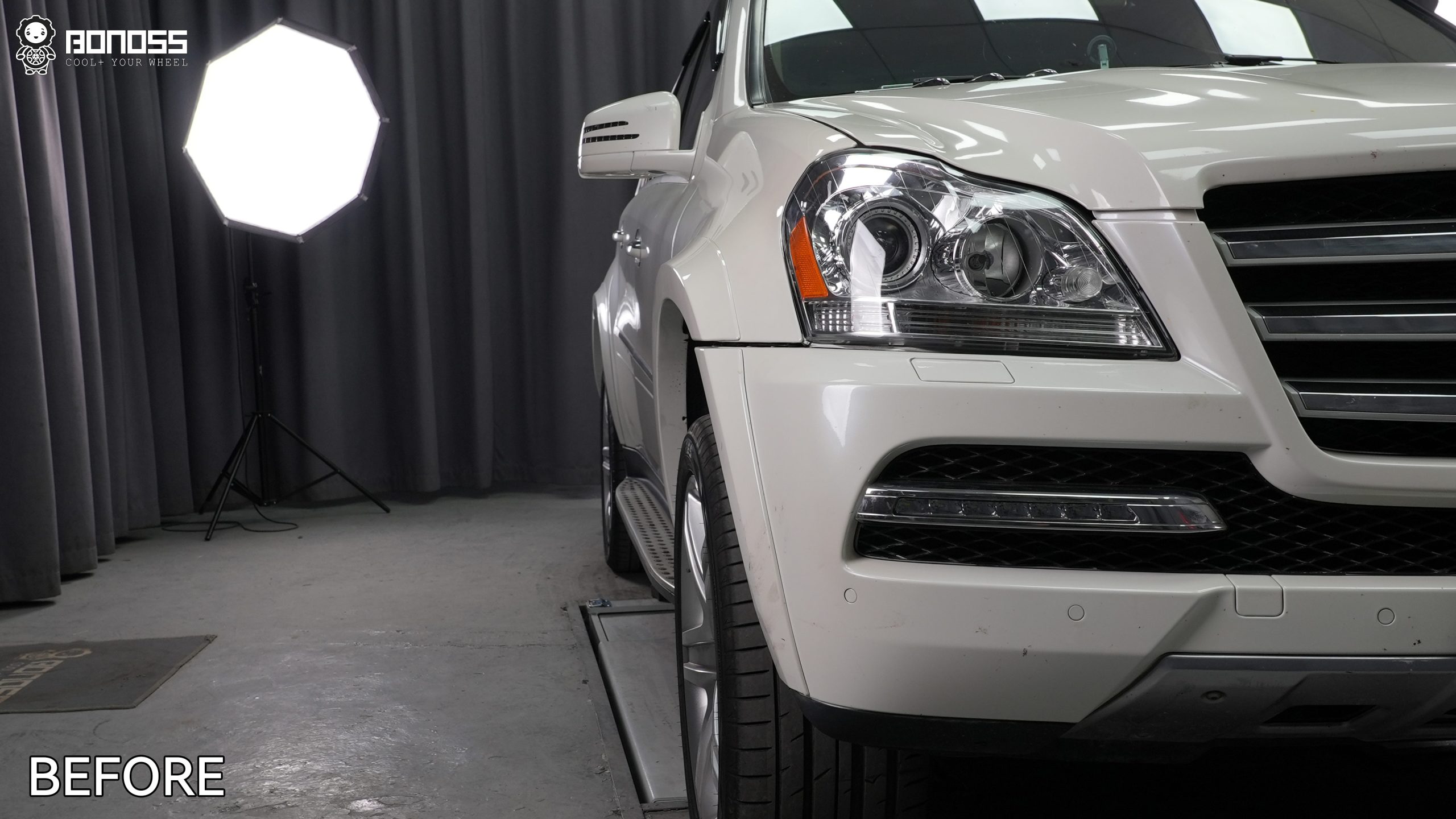 BONOSS Forged Lightweight Plus 2012 Mercedes-Benz GL-Class Wheel Spacers Front 20mm Rear 20mm Before and After (9)