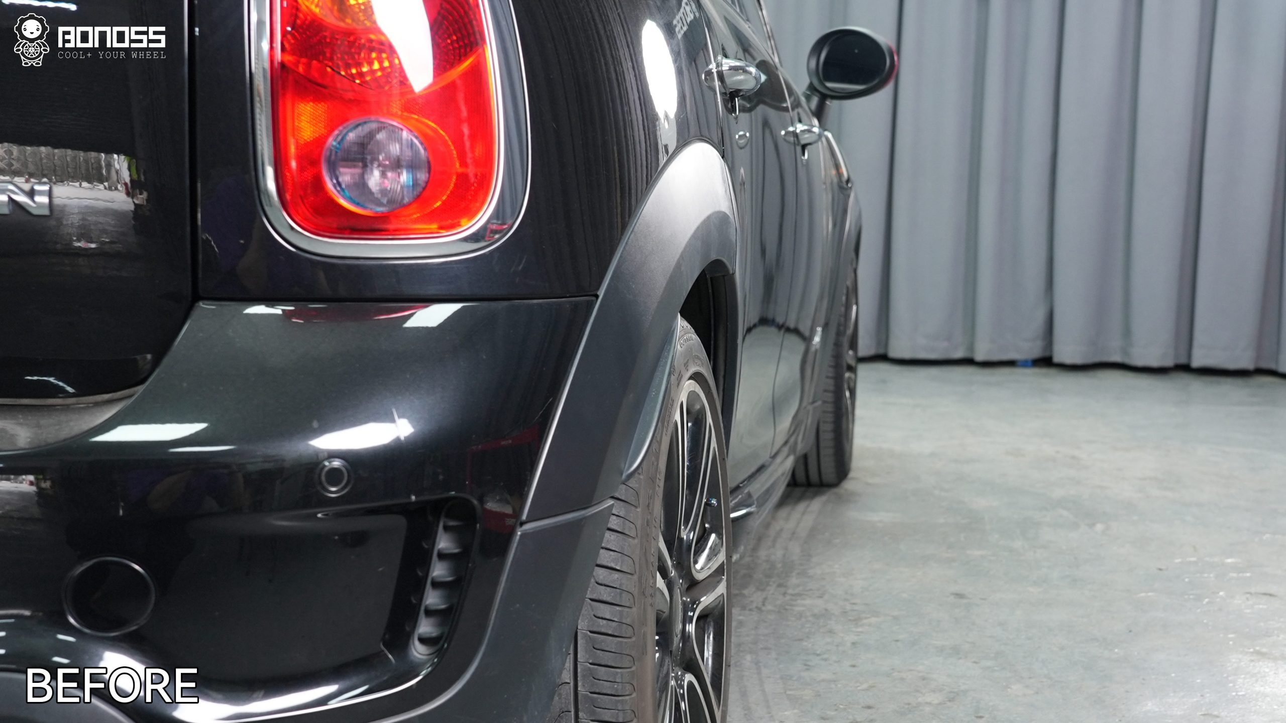 BONOSS Forged Lightweight Plus 2013 MINI Countryman Wheel Spacers Front 10mm Rear 15mm Before and After (11)