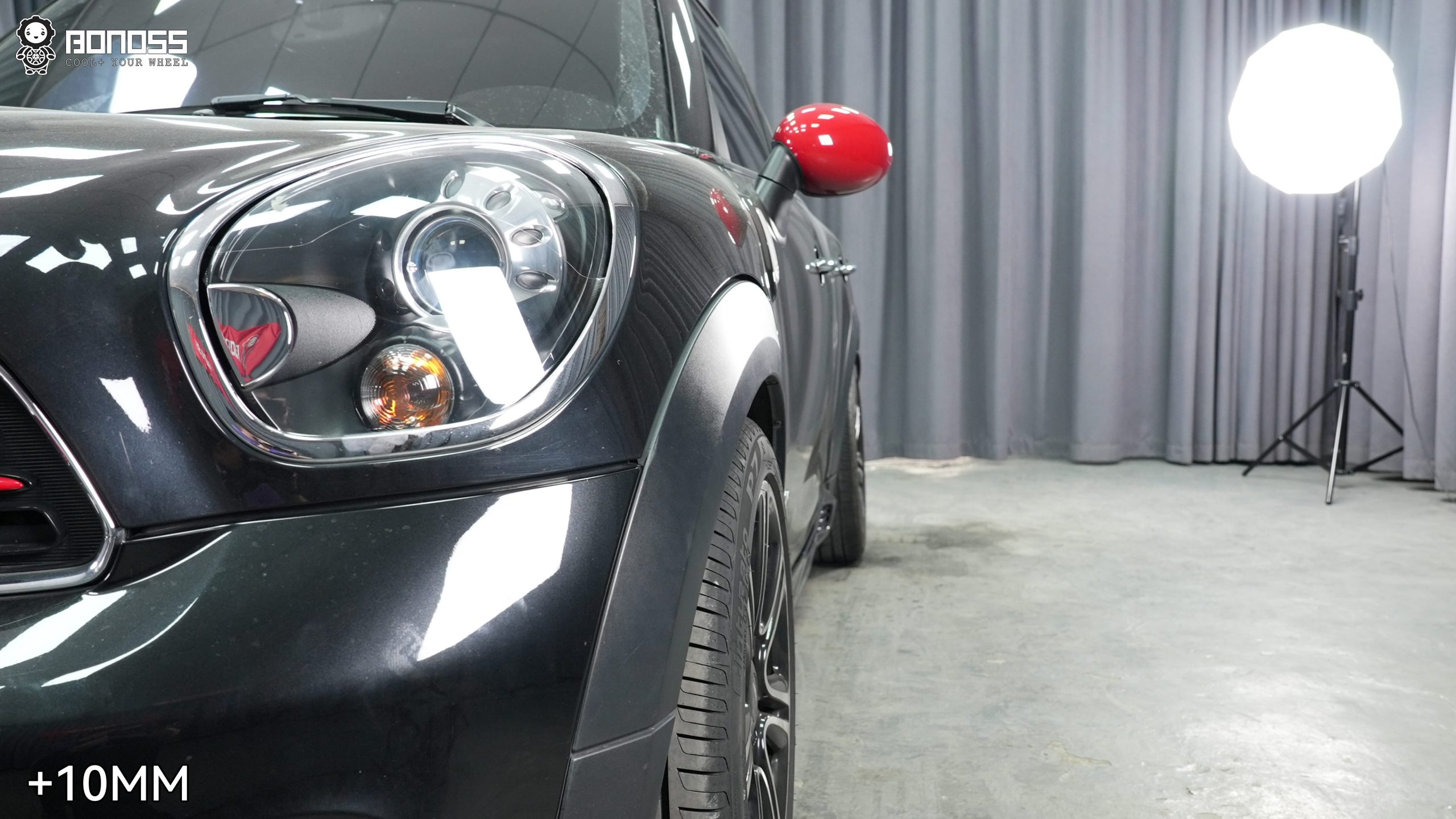 BONOSS Forged Lightweight Plus 2013 MINI Countryman Wheel Spacers Front 10mm Rear 15mm Before and After (3)