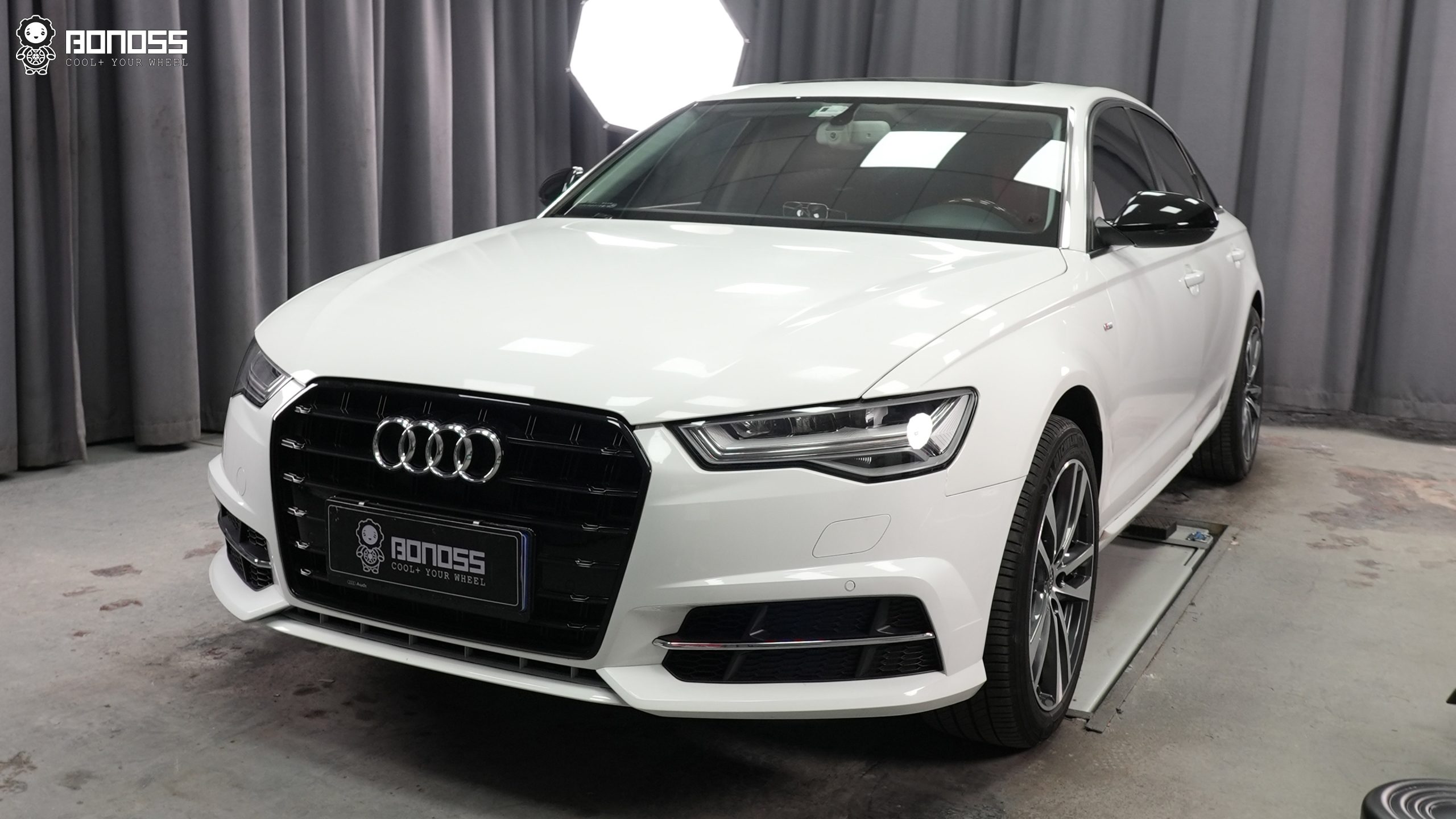 BONOSS Forged Lightweight Plus 2014 Audi A6 Wheel Spacers Front 12mm Rear 20mm Before and After (2)