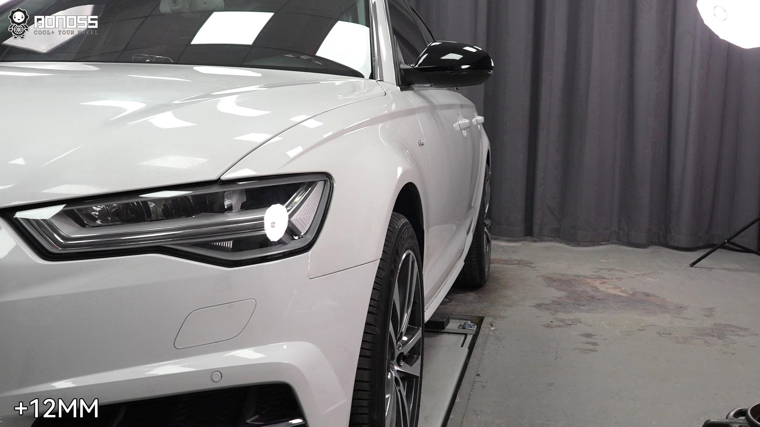 BONOSS Forged Lightweight Plus 2014 Audi A6 Wheel Spacers Front 12mm Rear 20mm Before and After (3)