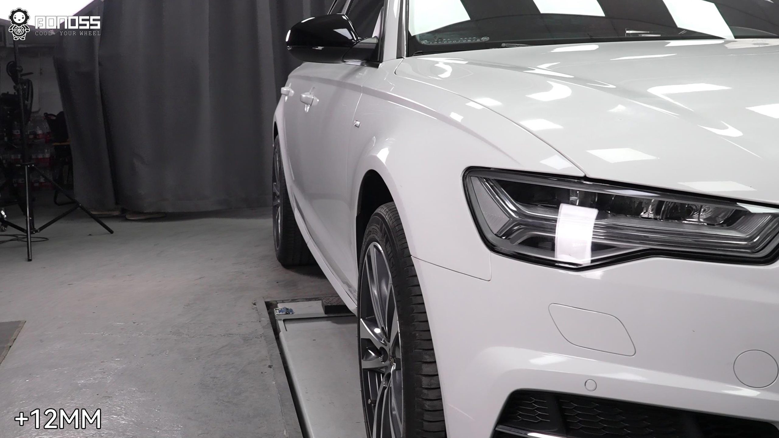 BONOSS Forged Lightweight Plus 2014 Audi A6 Wheel Spacers Front 12mm Rear 20mm Before and After (4)
