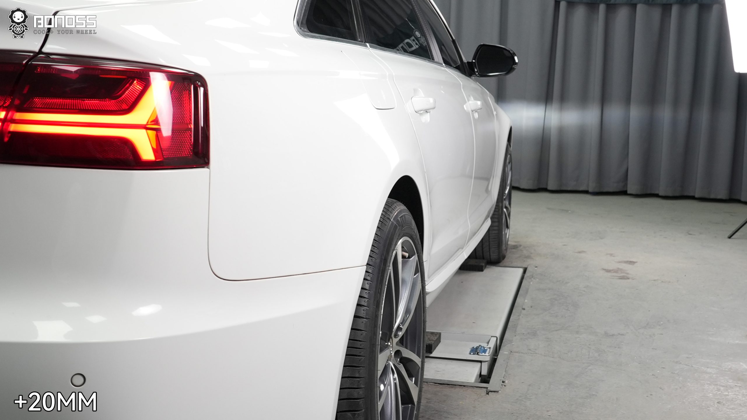 BONOSS Forged Lightweight Plus 2014 Audi A6 Wheel Spacers Front 12mm Rear 20mm Before and After (6)