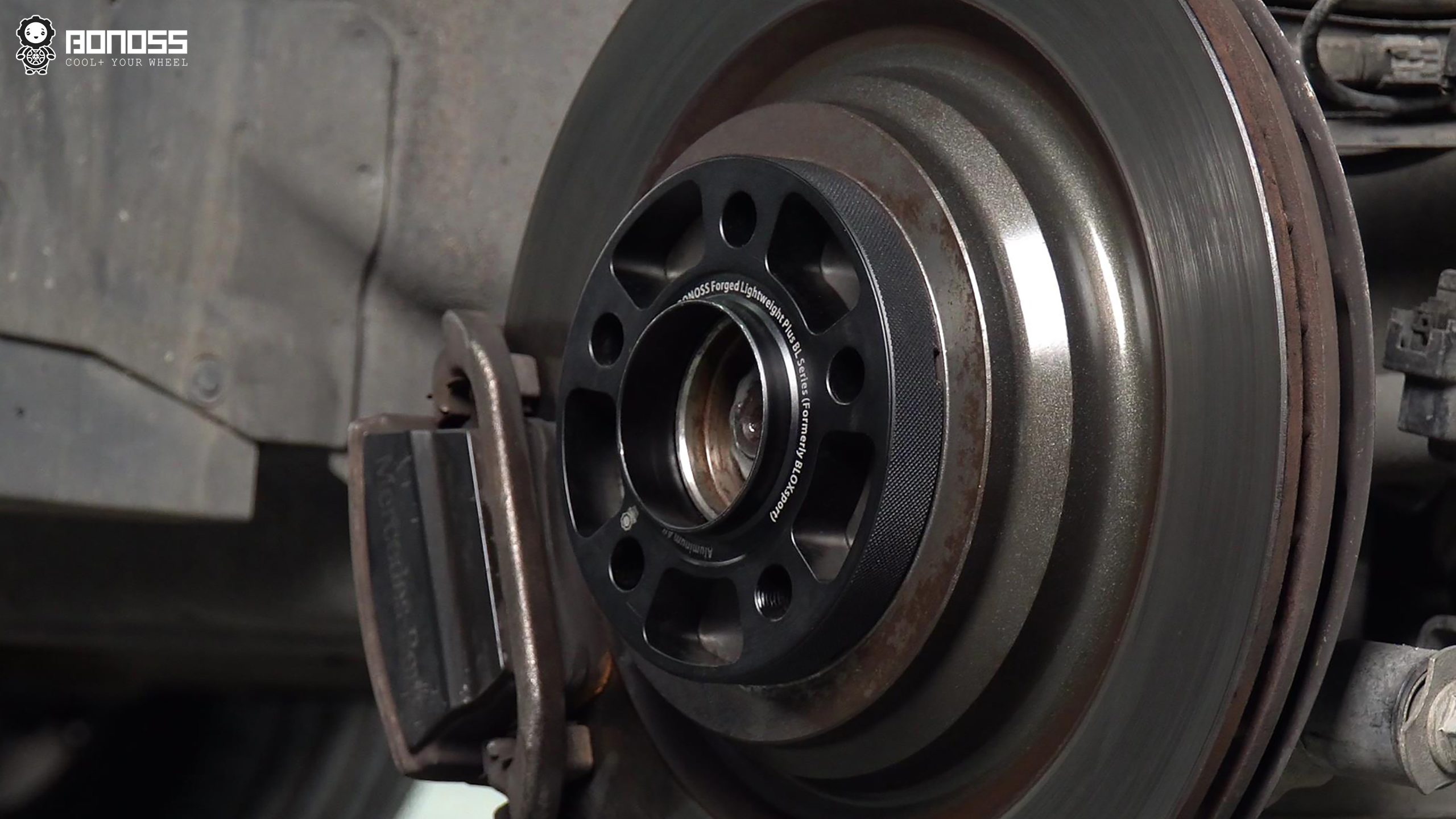BONOSS Forged Lightweight Plus 2015 Mercedes-Benz GLE-Class Wheel Spacers Front 15mm Rear 20mm Before and After (13)