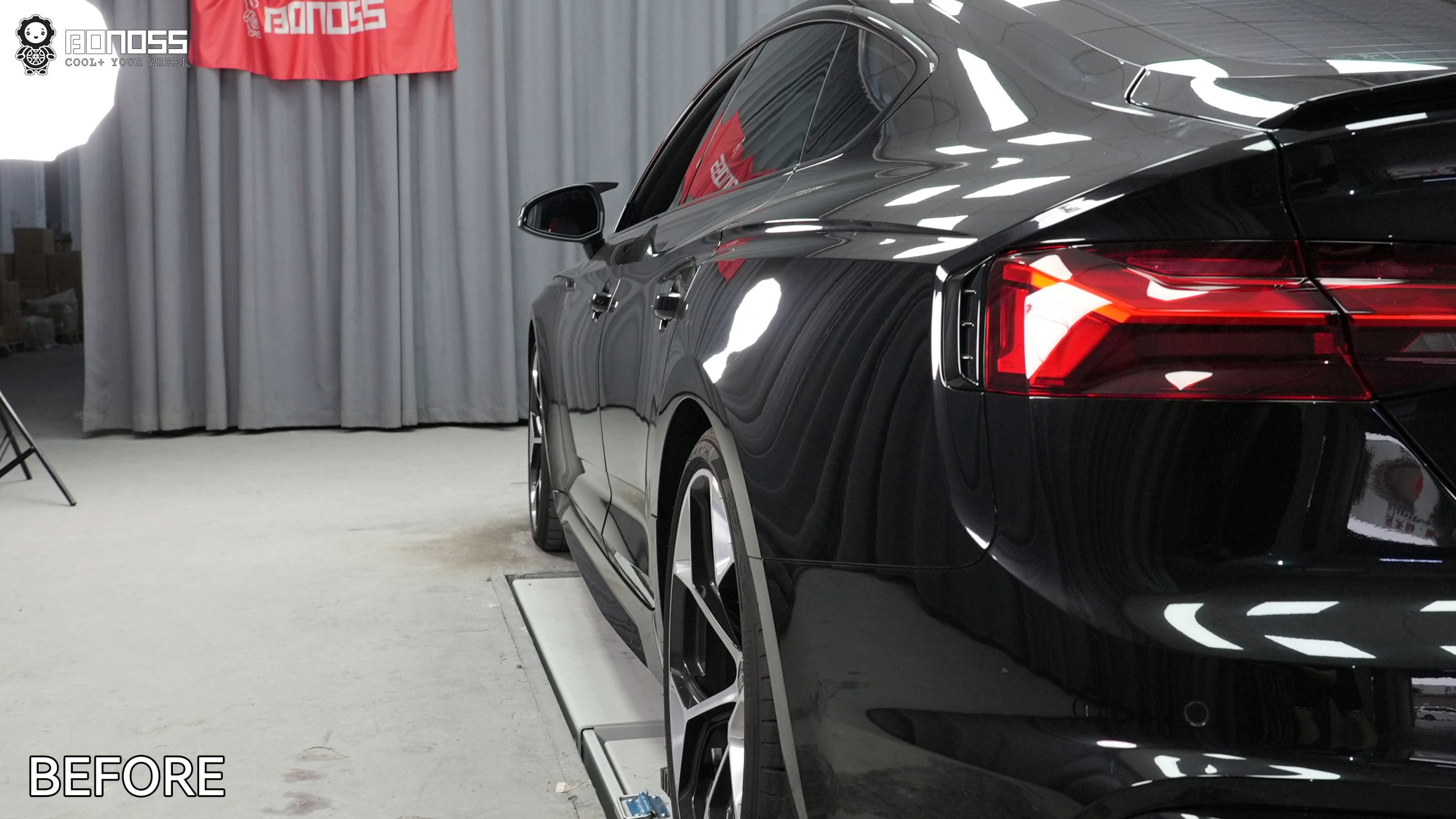 BONOSS Forged Lightweight Plus 2021 Audi RS5 Wheel Spacers Front 12mm Rear 12mm Before and After (10)