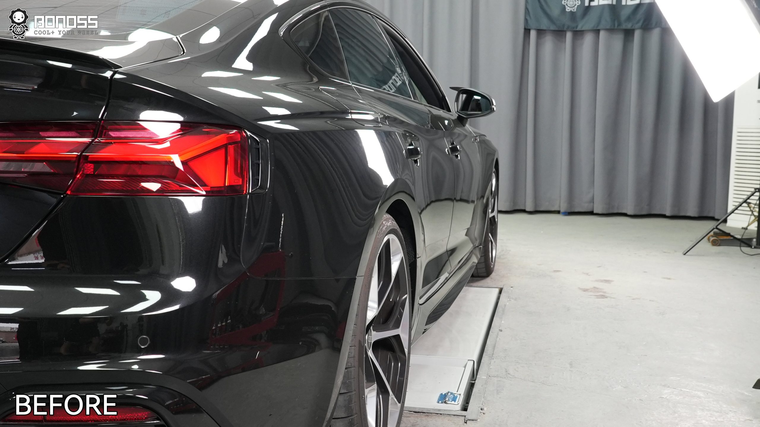 BONOSS Forged Lightweight Plus 2021 Audi RS5 Wheel Spacers Front 12mm Rear 12mm Before and After (11)