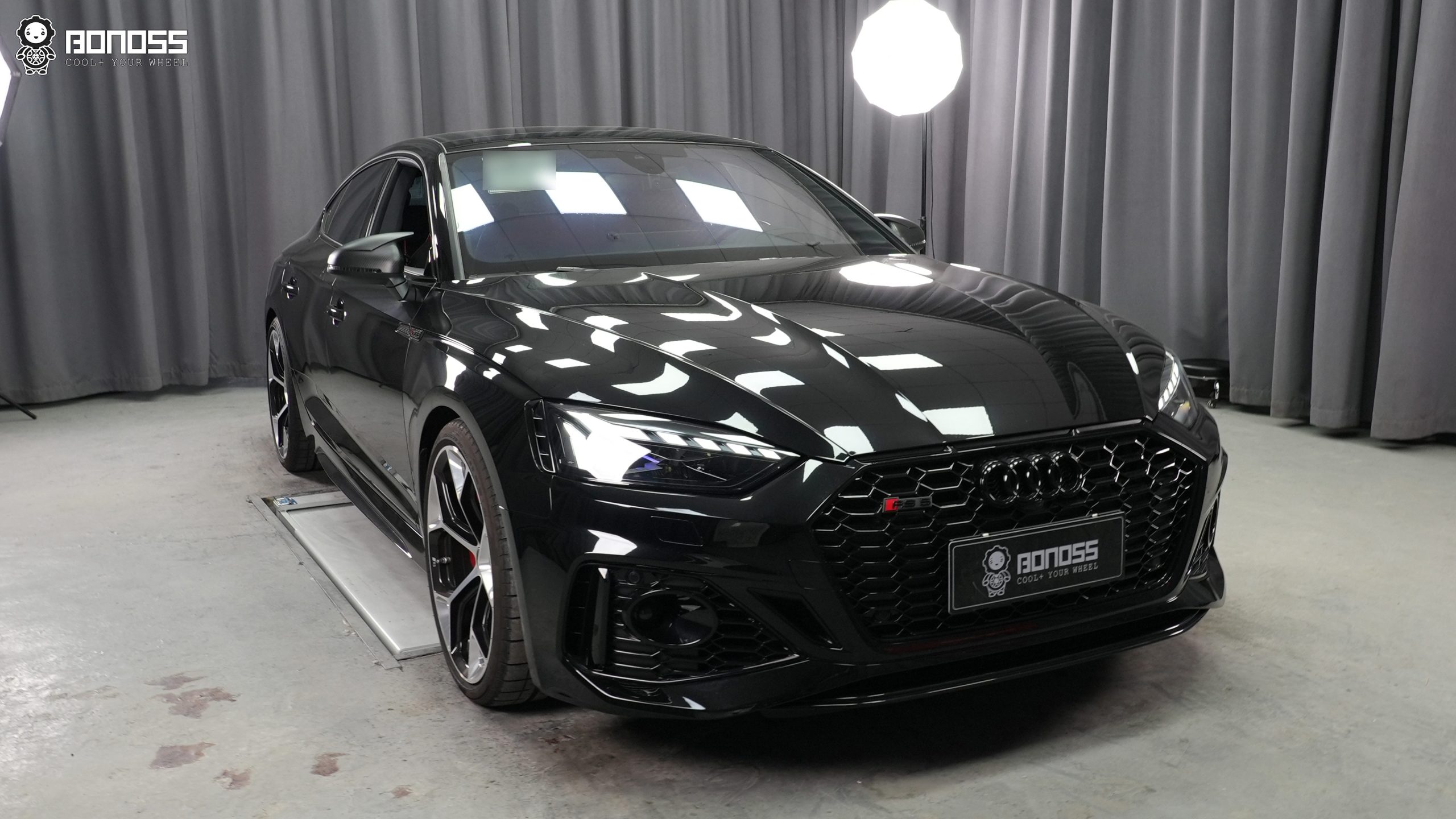 BONOSS Forged Lightweight Plus 2021 Audi RS5 Wheel Spacers Front 12mm Rear 12mm Before and After (2)