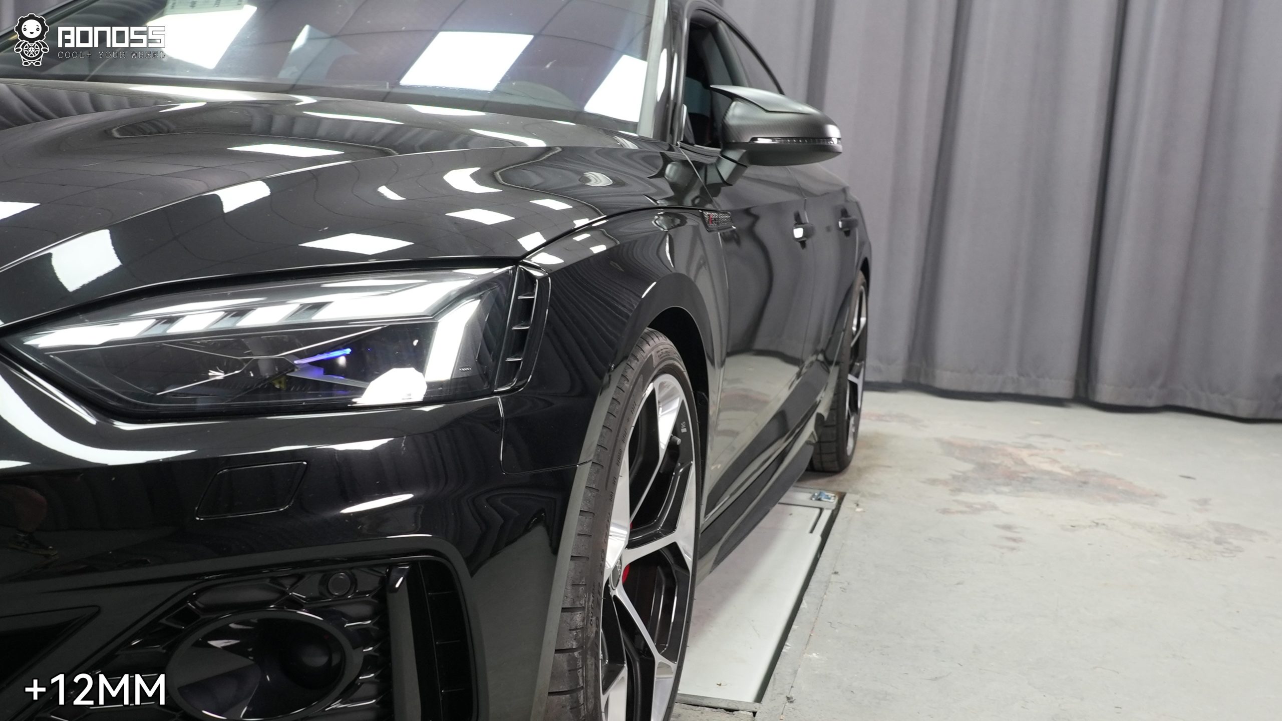 BONOSS Forged Lightweight Plus 2021 Audi RS5 Wheel Spacers Front 12mm Rear 12mm Before and After (3)