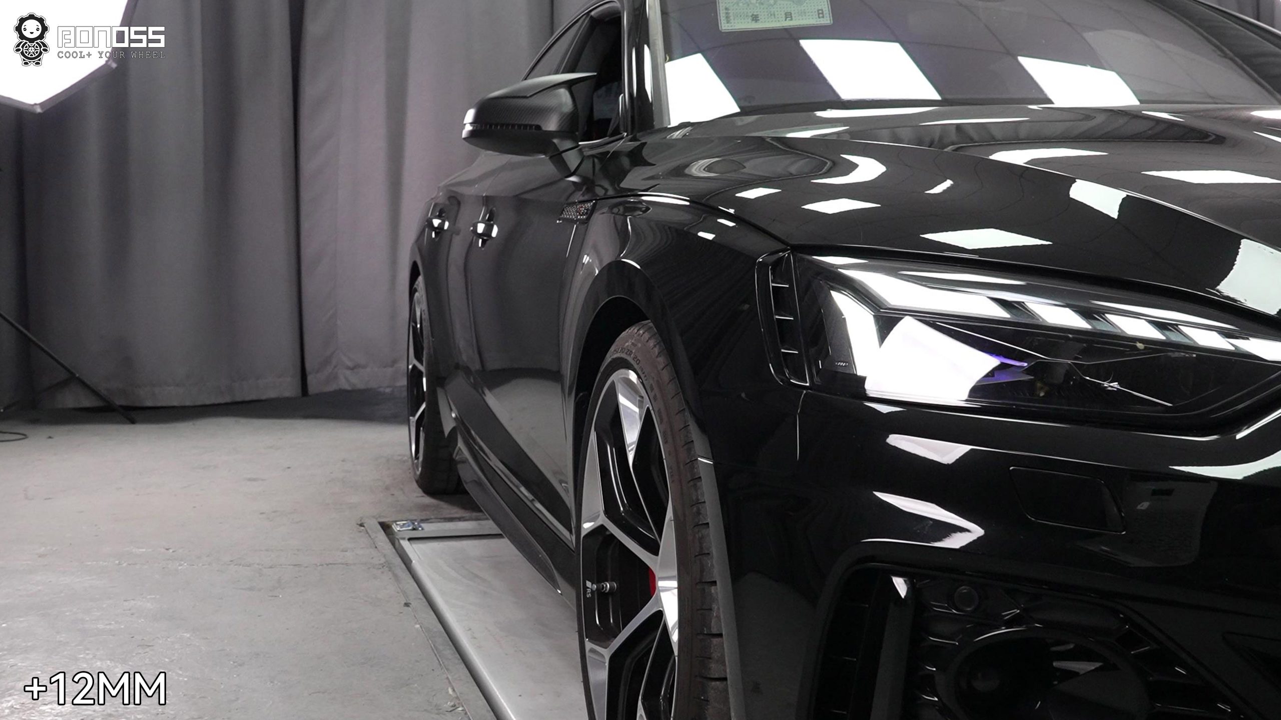 BONOSS Forged Lightweight Plus 2021 Audi RS5 Wheel Spacers Front 12mm Rear 12mm Before and After (4)