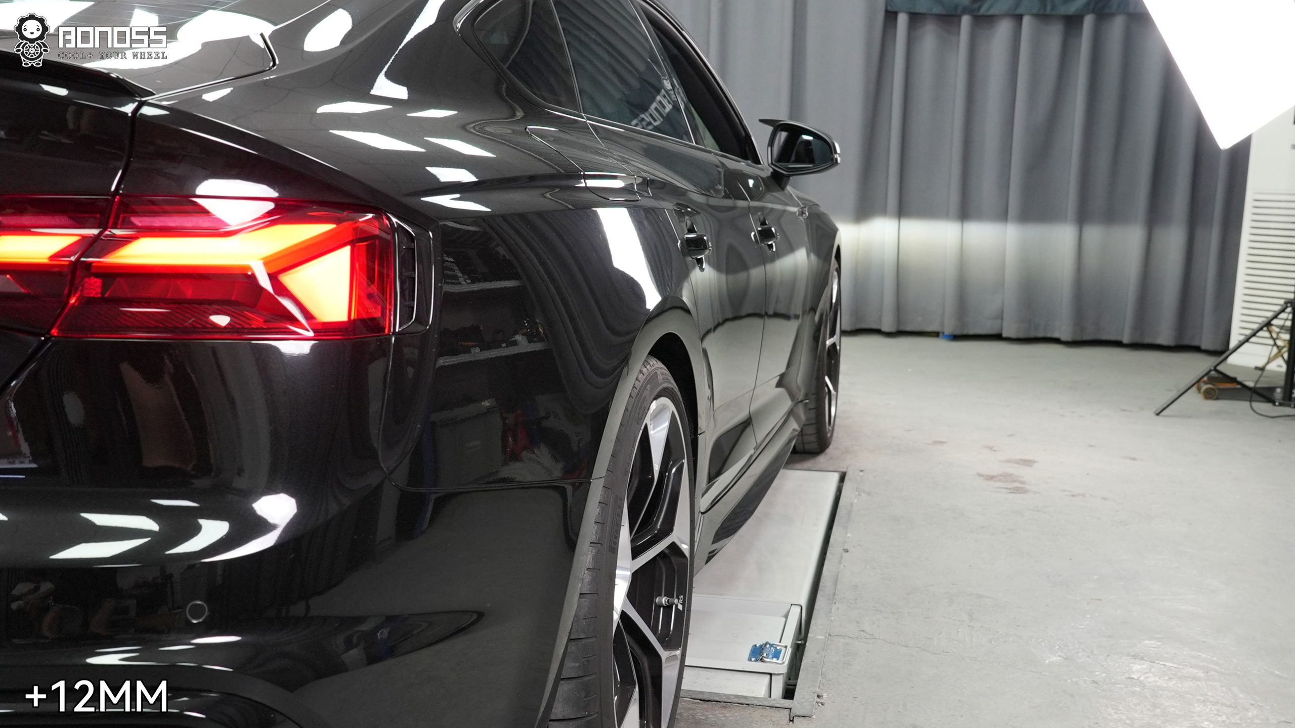 BONOSS Forged Lightweight Plus 2021 Audi RS5 Wheel Spacers Front 12mm Rear 12mm Before and After (6)