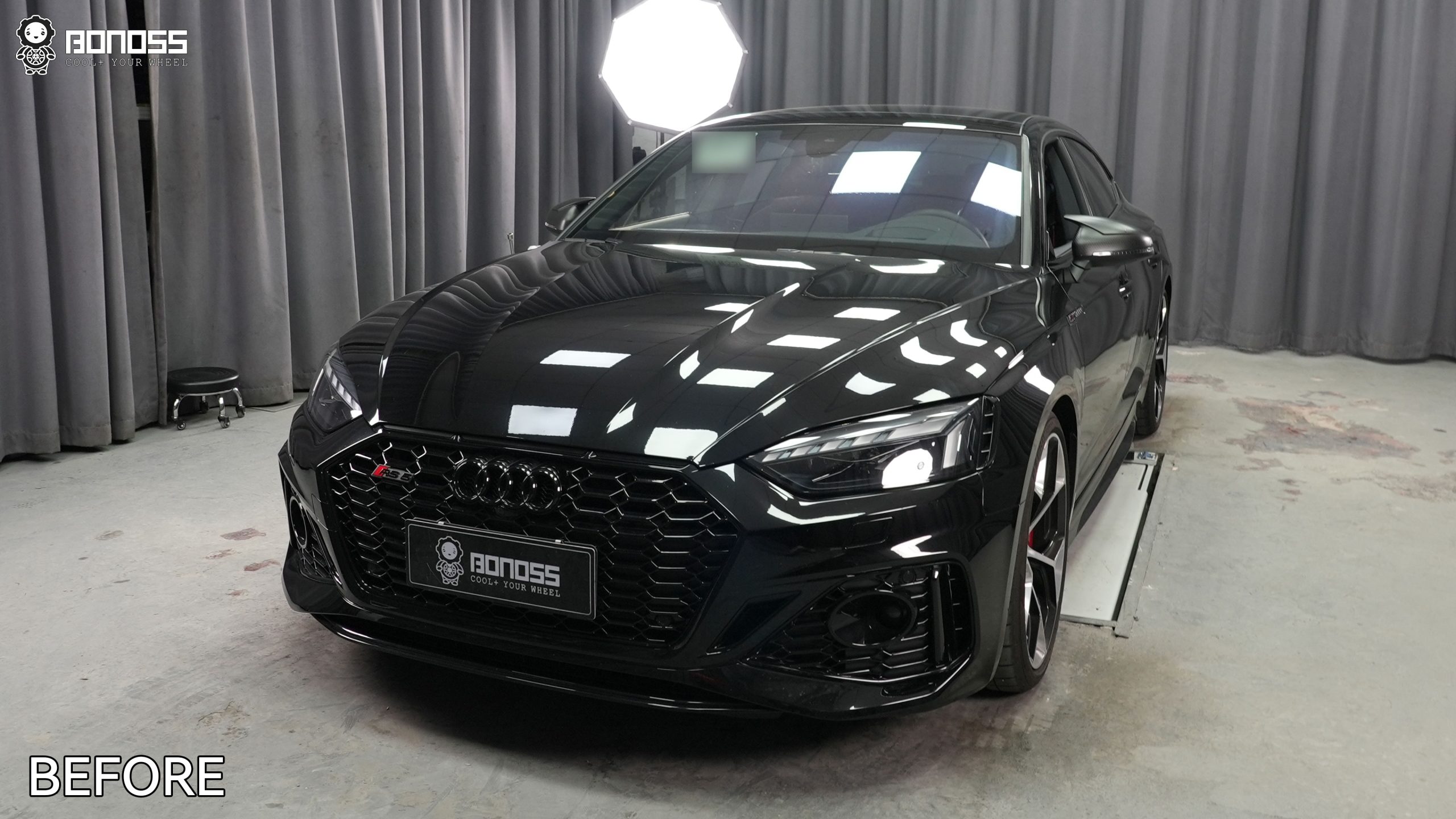 BONOSS Forged Lightweight Plus 2021 Audi RS5 Wheel Spacers Front 12mm Rear 12mm Before and After (7)