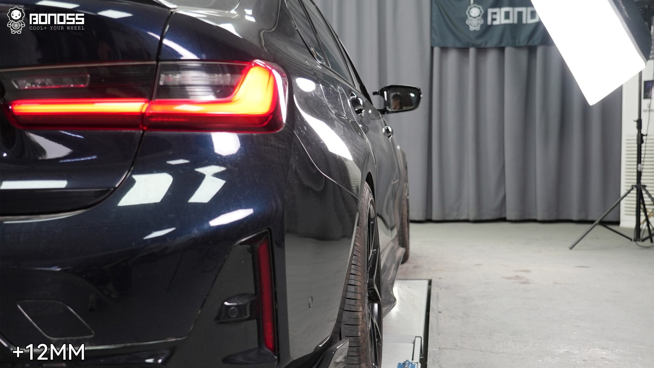 BONOSS Forged Lightweight Plus 2023 BMW 3 Series Wheel Spacers Front 18mm Rear 12mm Before and After (6)